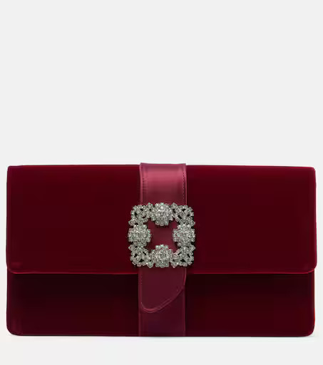 Capri embellished velvet clutch | Mytheresa (US/CA)