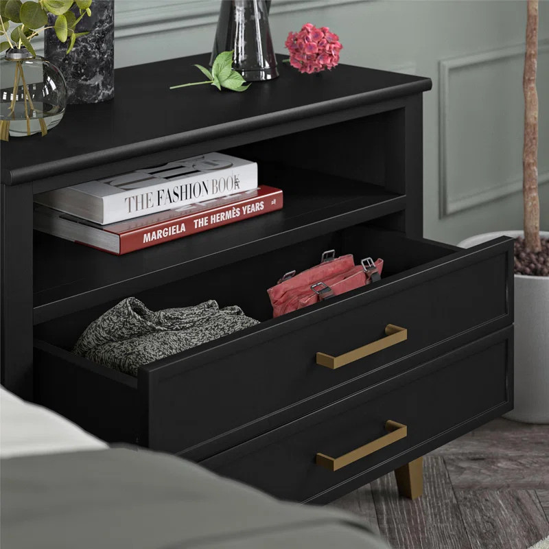 Westerleigh 1-Drawer Wide Nightstand | Wayfair North America