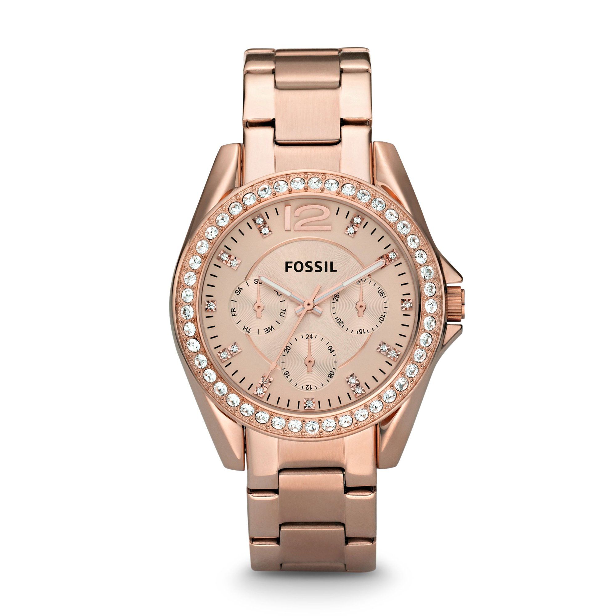 Fossil Women's Riley Multifunction Rose Gold Stainless Steel Watch (Style: ES2811) | Walmart (US)