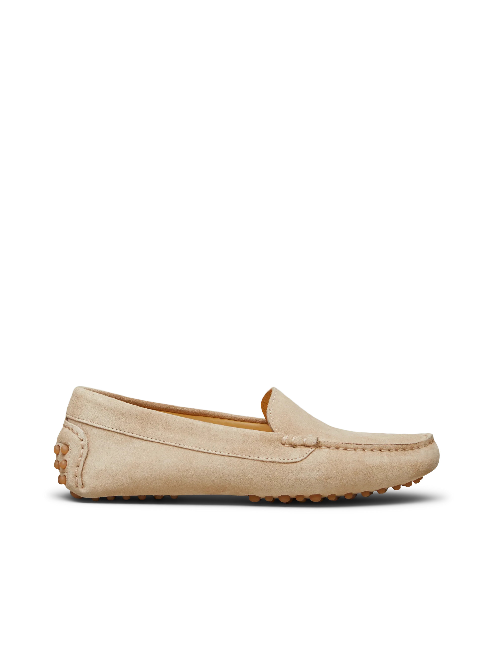 M.Gemi The Felize Suede Women's Moccasin Shoes, Size 40.5 in Latte | M.GEMI