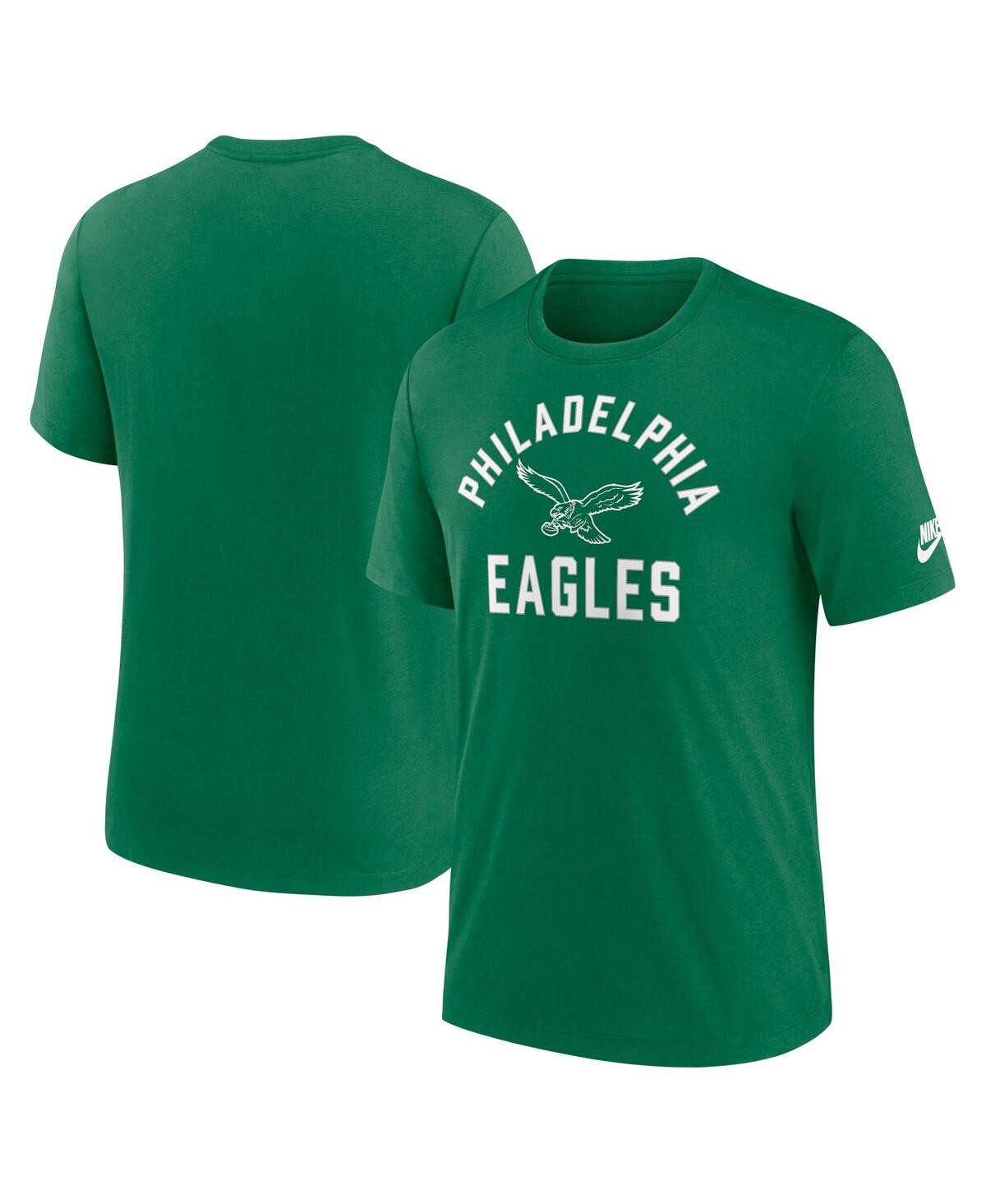 Nike Men's Midnight Green Philadelphia Eagles Favorable Timeline Tri-Blend T-Shirt - Green | Macy's