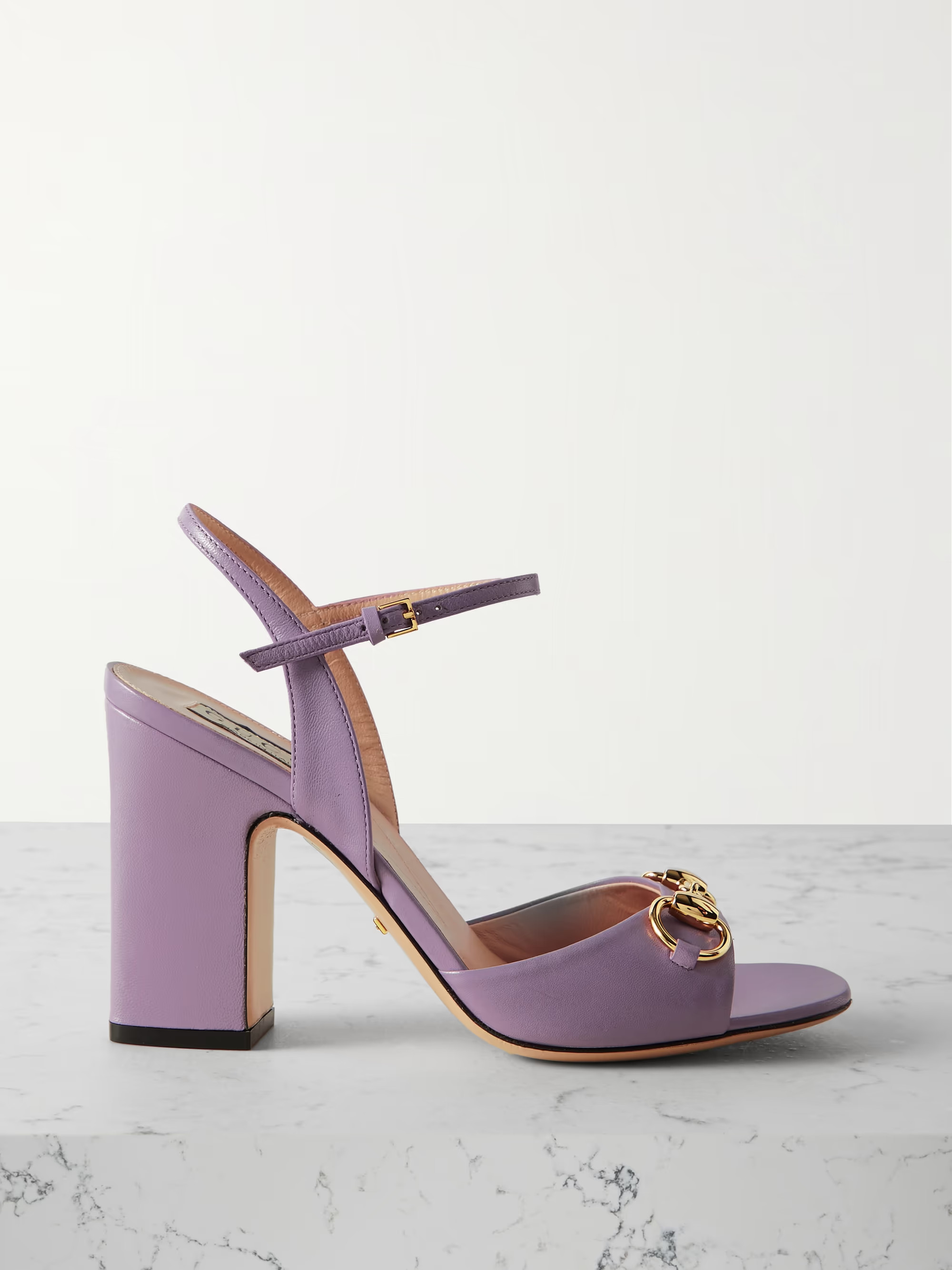Lady horsebit-detailed leather sandals | NET-A-PORTER (UK & EU)