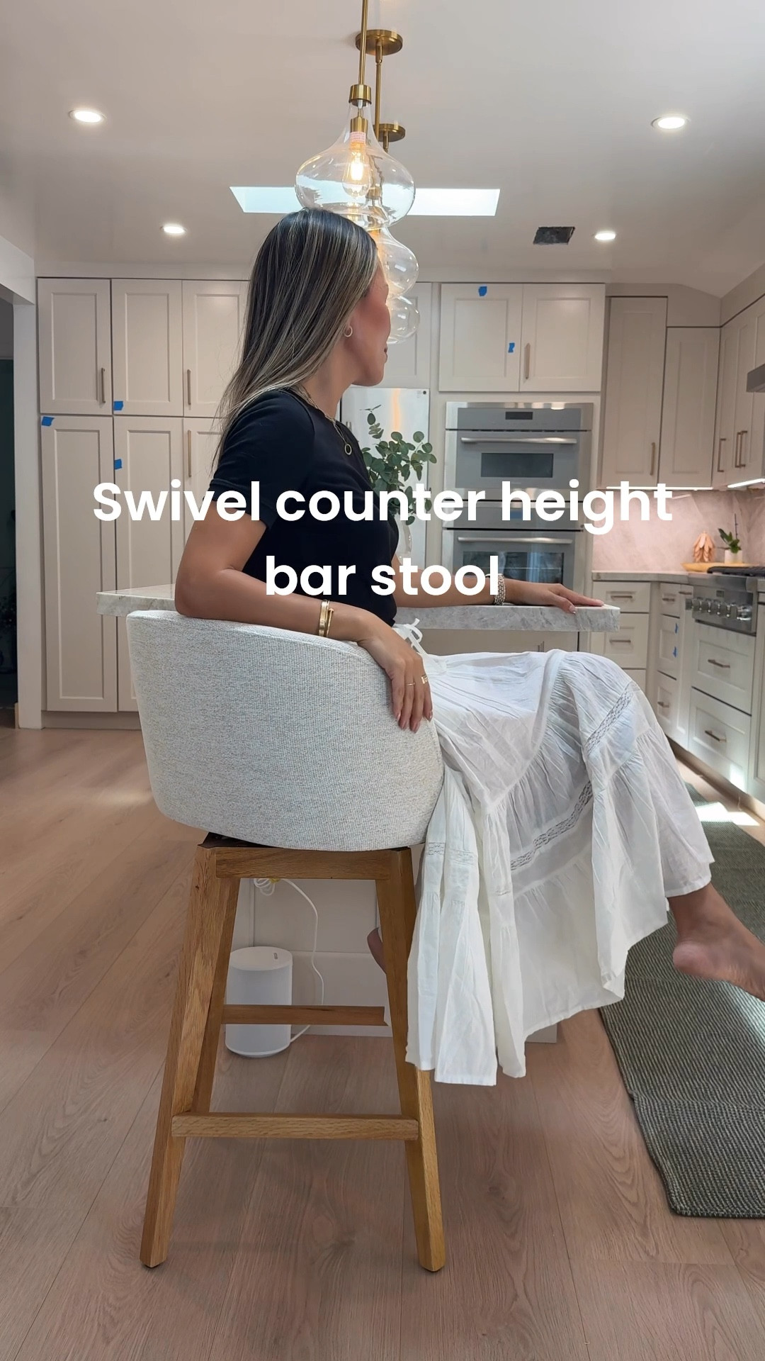 After a long search for the perfect swivel counter height bar stool, I finally found it. The best part is that it was almost half the price compared to most others. 

#LTKHome