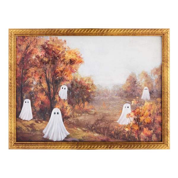 Framed Fall Ghosts II Wall Art, 16x12 | At Home