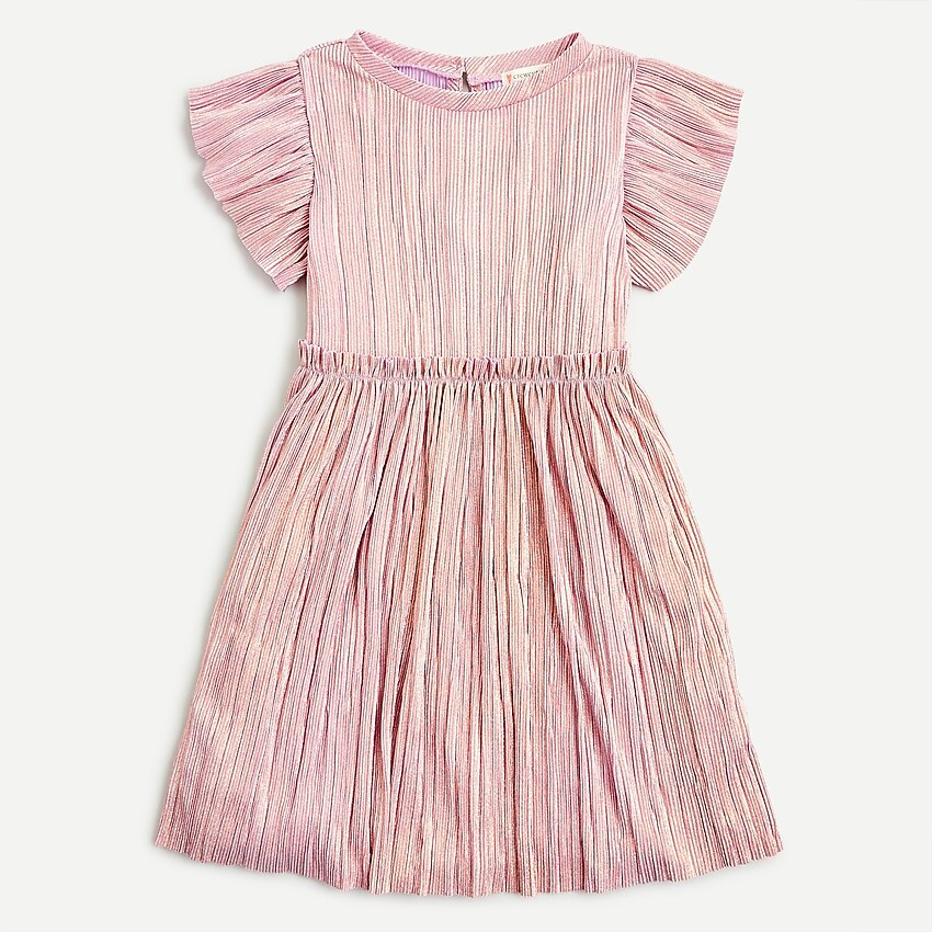 Girls' dress in holographic shimmer | J. Crew US