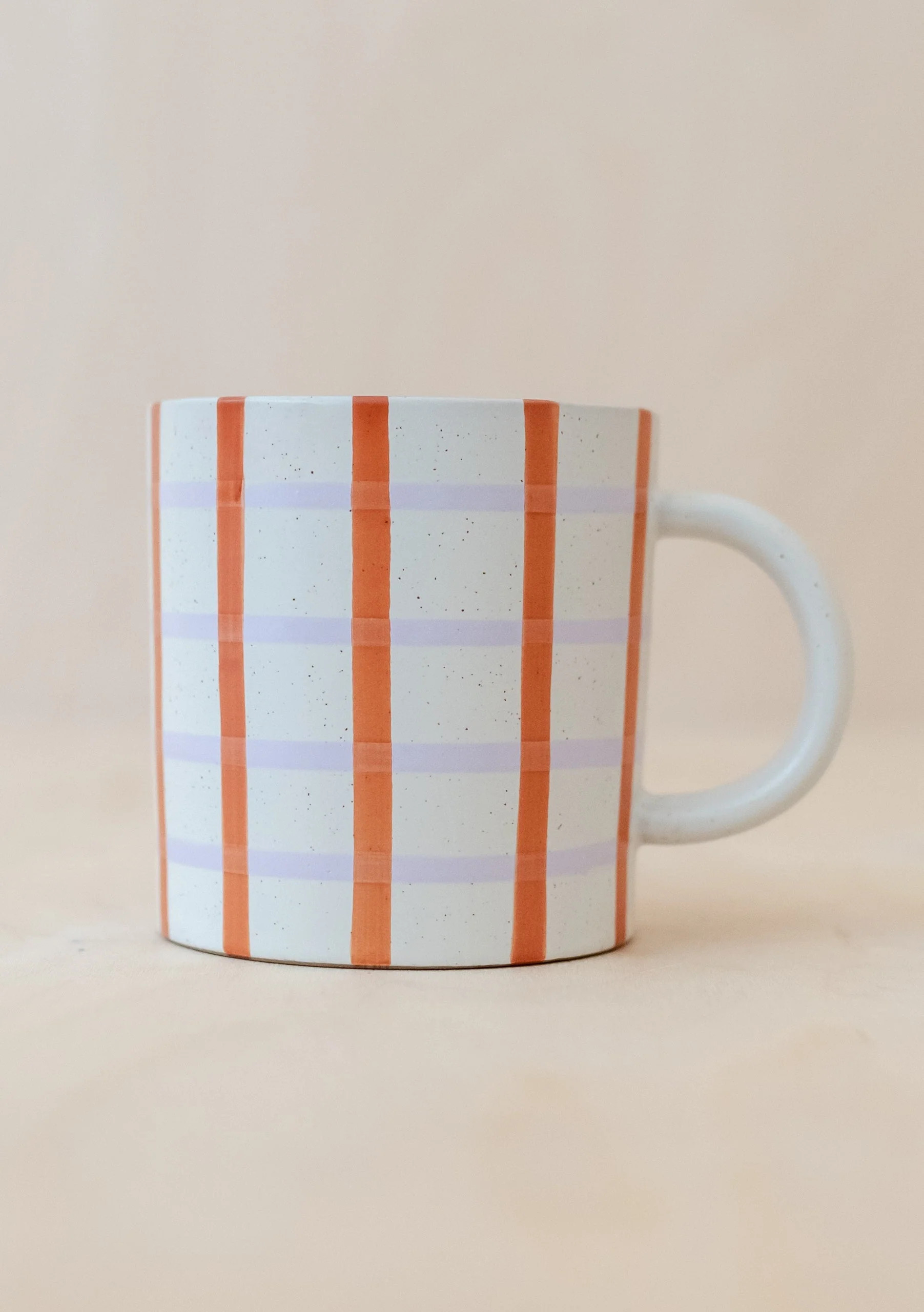 Lilac Check Mug | The Tartan Blanket Co.