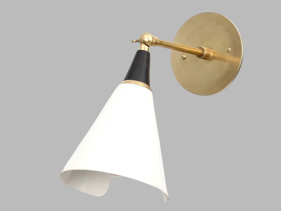 Vintage Inspired SCICCOSO BEBE Brass Wall Sconce Lamp Light , Handcrafted Wall Lamp Light Reading... | Etsy (US)