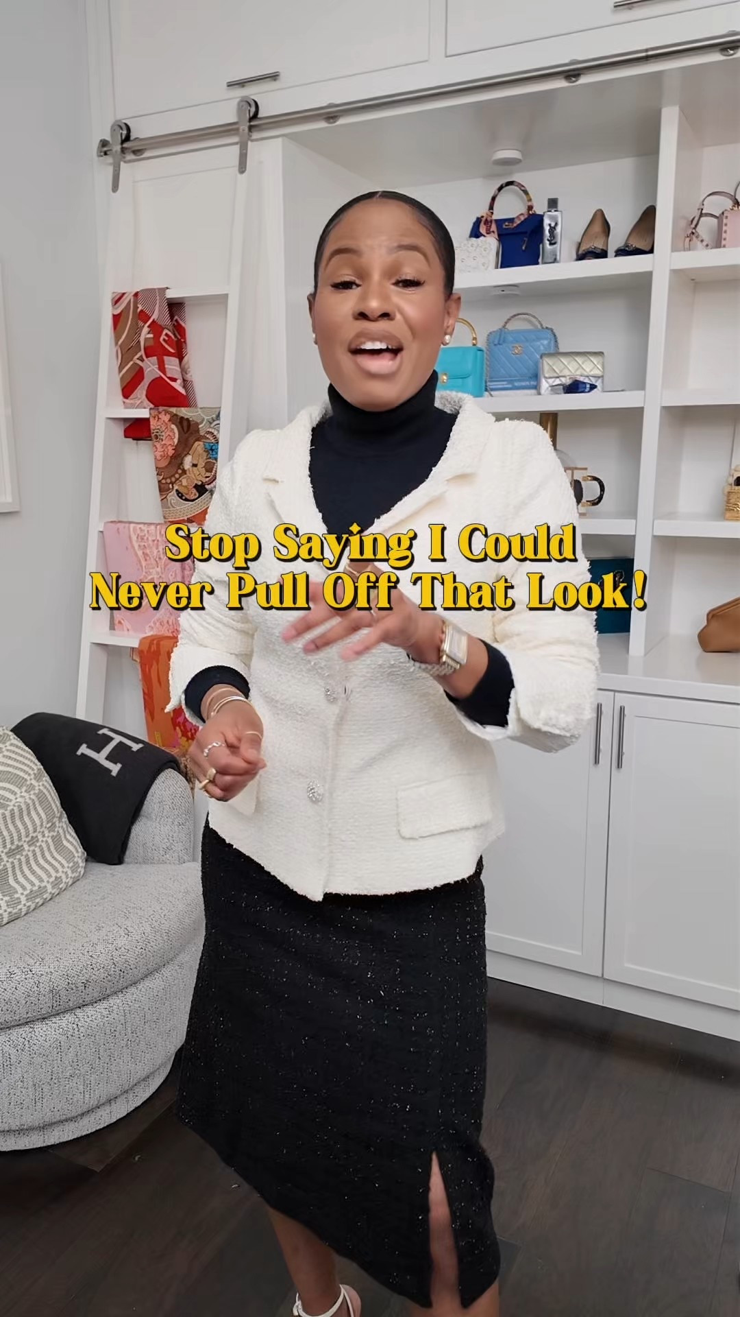 Chanel’s New York runway show was filled with “I could never pull that off” looks… until you understand the formula. The show was so good I had to break down more than one. This is the first look from the show — stay tuned for the rest.

Which look should I break down next —
the quarter-zip with denim,
the tweed suit layered over the New York tee,
or the sheer bottom with a luxe sweater?
Let me know.


#LTKOver40 #LTKHoliday