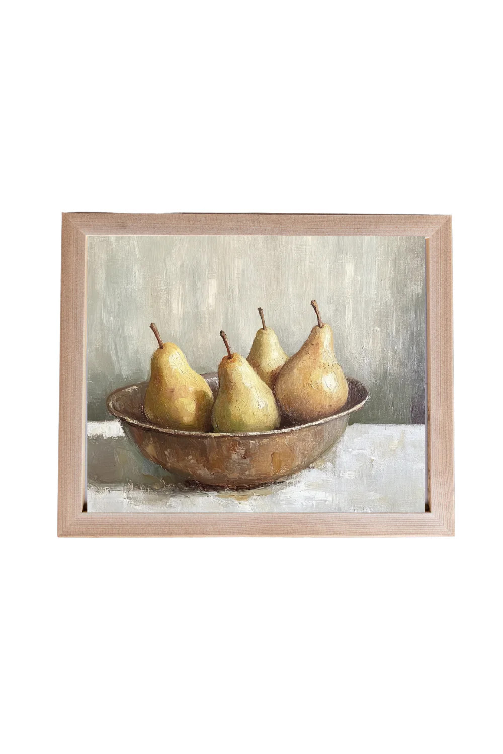 Vintage Muted Pears Pine Framed Art | 021 | Luxe B Co