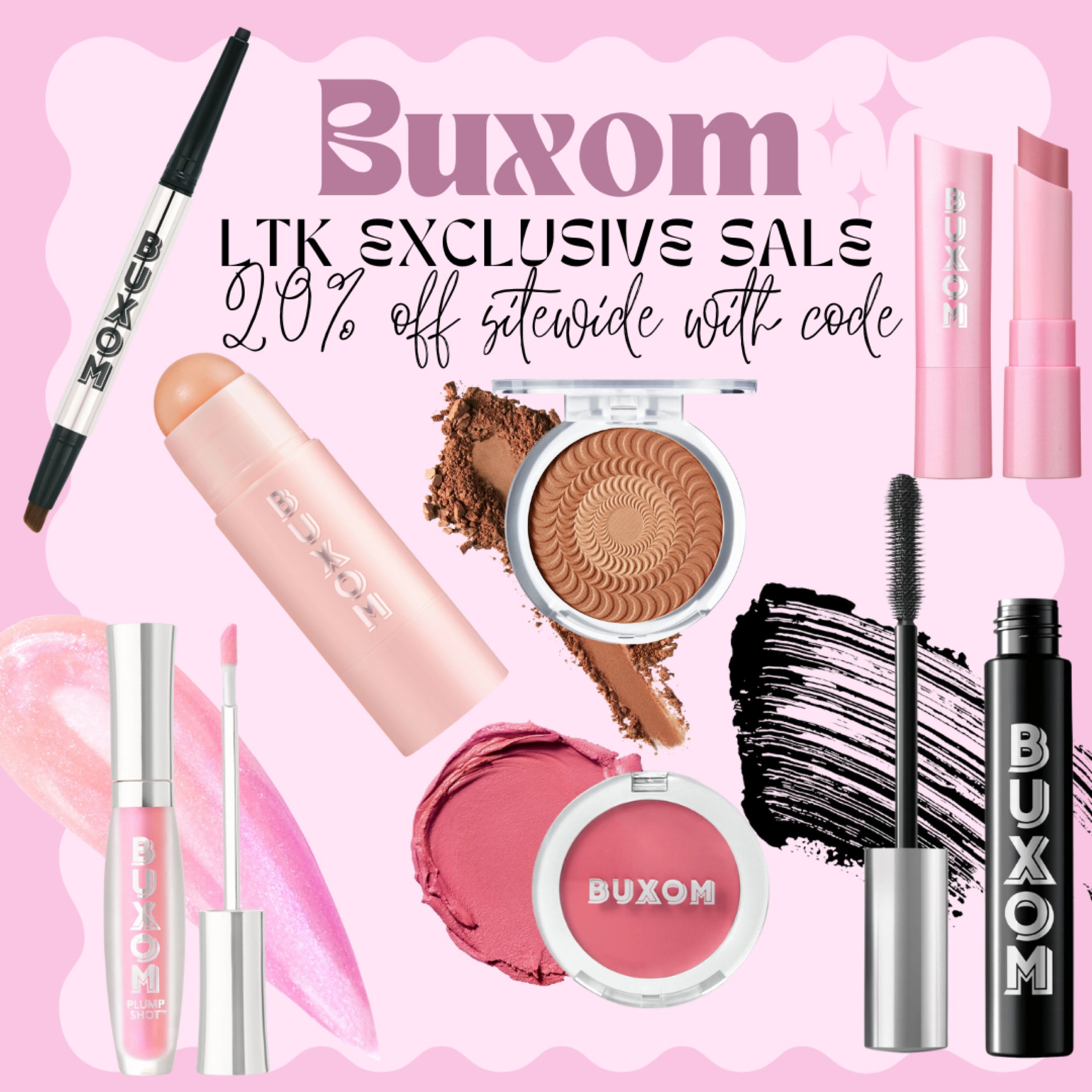 SALE ALERT 🚨🛍️ Elevate your beauty routine with Buxom Cosmetics! 💄✨ Enjoy an EXCLUSIVE LTK SALE from 5/16 to 5/19. Use code LTK20 at checkout for fabulous discounts on a wide range of makeup essentials! 💋

#BuxomCosmetics #LTKsale #GlossyGlam #FabulousLips #BeautySale #MakeupLover #LTKbeauty #LTKsalealert #LTKfindsunder50 



#LTKSaleAlert #LTKBeauty #LTKFindsUnder50