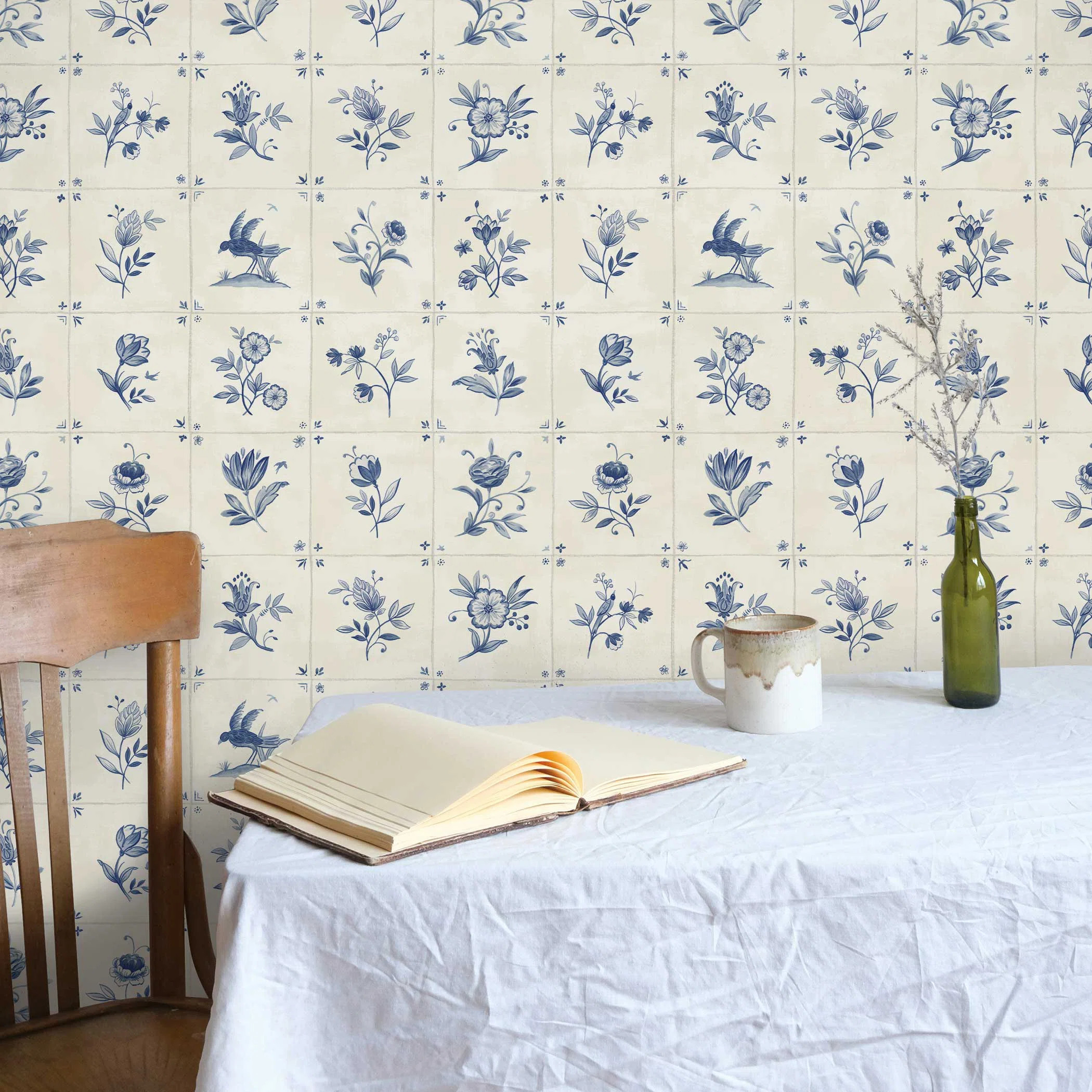 Azulejo Tile Textured Peel and Stick Wallpaper | Wayfair North America