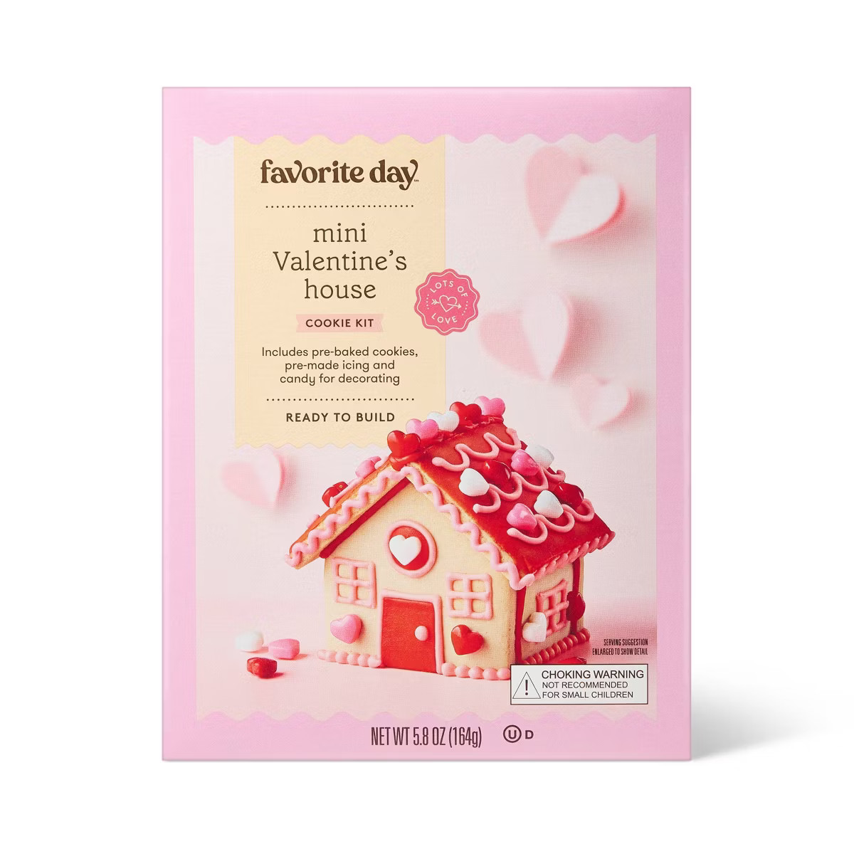 Valentine's Mini House Cookie Kit - 5.8oz - Favorite Day™ | Target