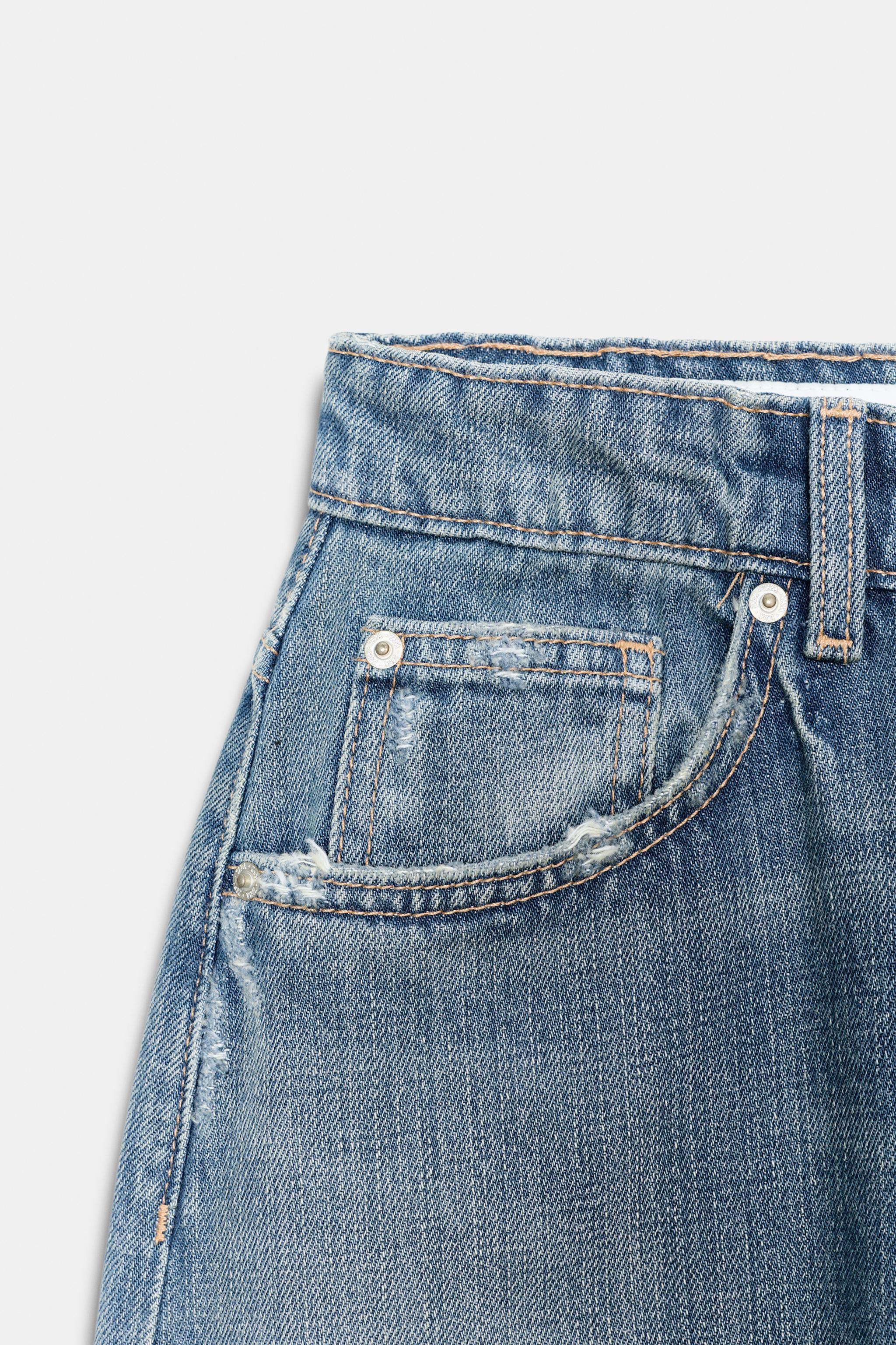 TRF MID-RISE BAGGY BALLOON JEANS | Zara US