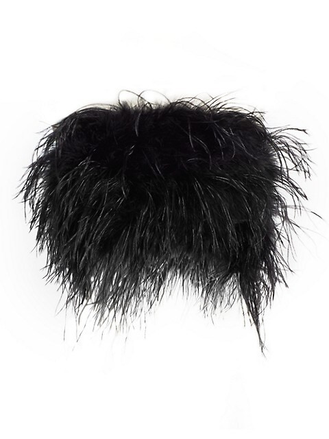 Zaina Feather Bustier Top | Saks Fifth Avenue