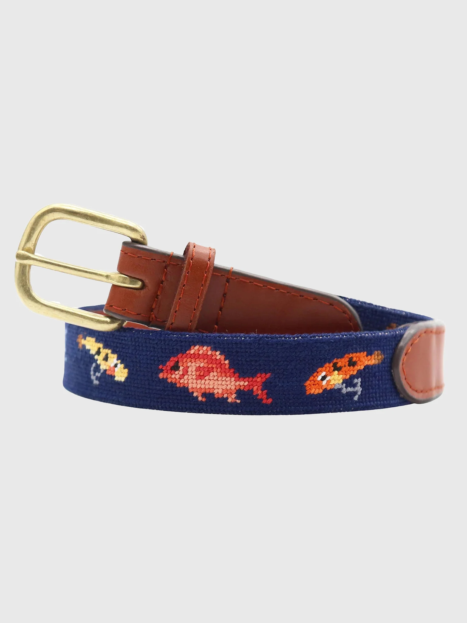 SMATHERS & BRANSON
                      
                     Boys' Fish + Tackle Needlepoint Be... | Saint Bernard