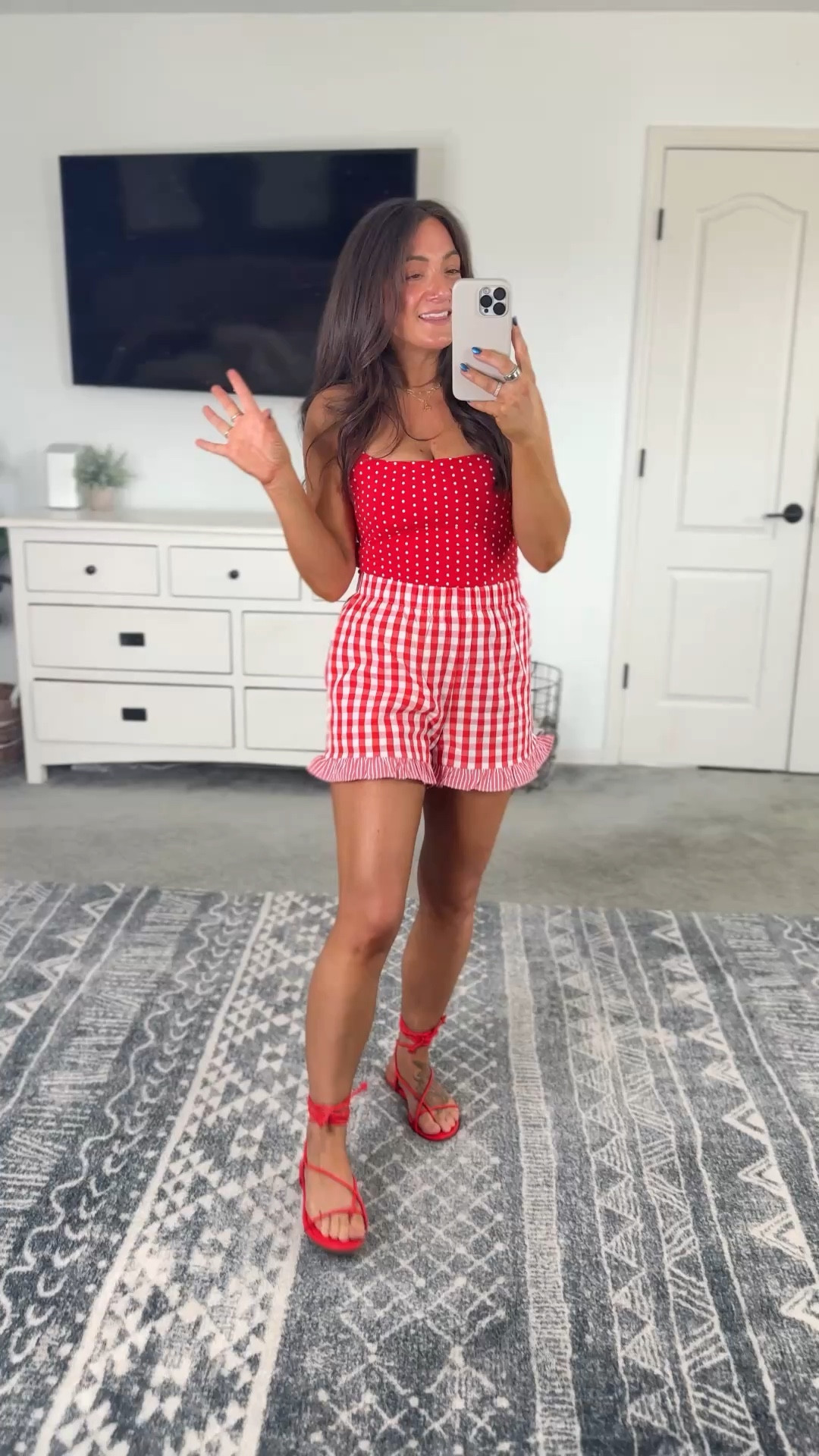 The cutest pattern mixing! 

#LTKootd #LTKPetite #LTKmomlife