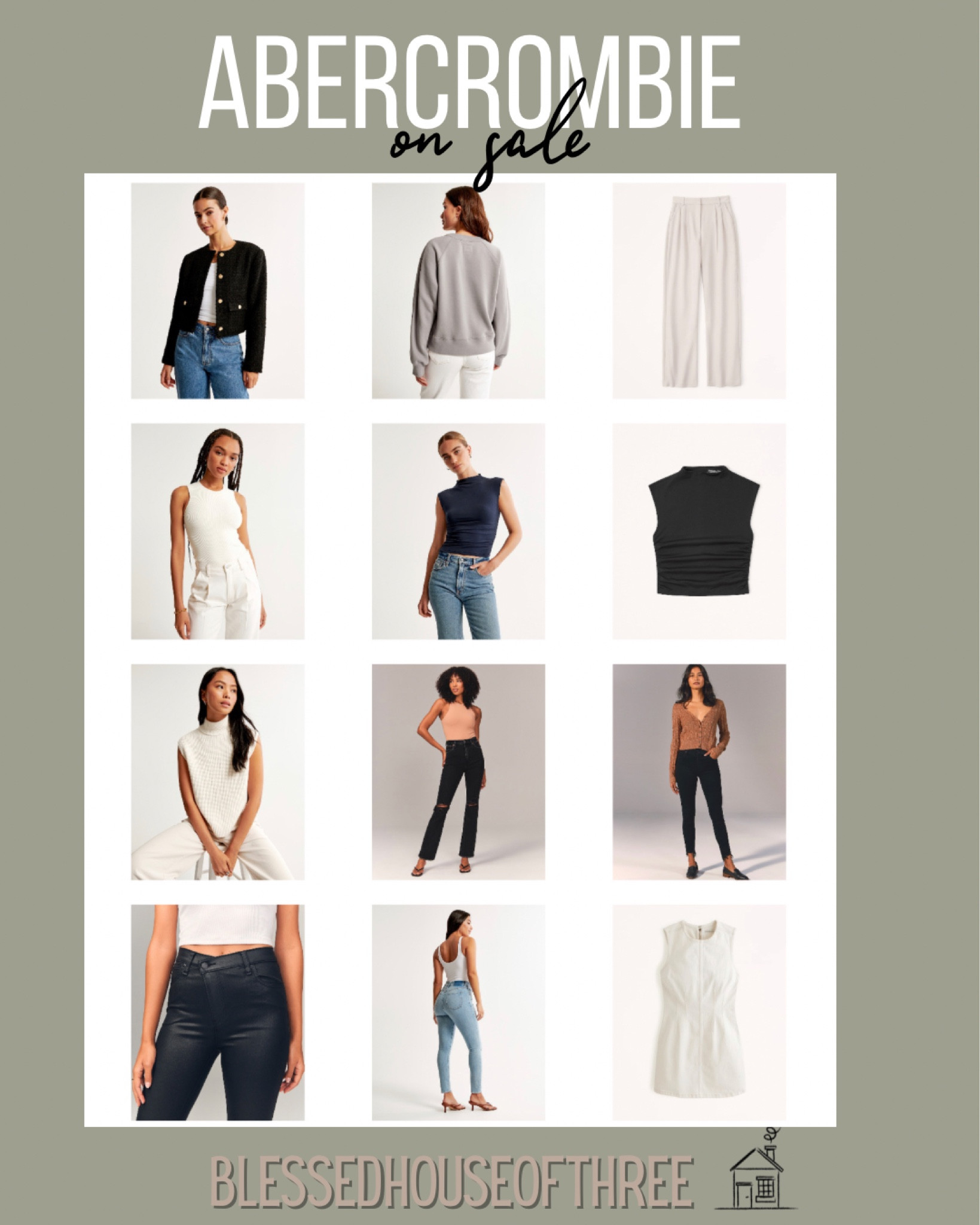 Tweed jacket. Denim mini dress, skinny jeans, extra short jeans, ankle jeans, sleeves turtleneck, ruched shell top, high rise jeans, crew tank, Abercrombie, women clothes sale, closet staples, fall fashion





#LTKsalealert #LTKstyletip #LTKFind