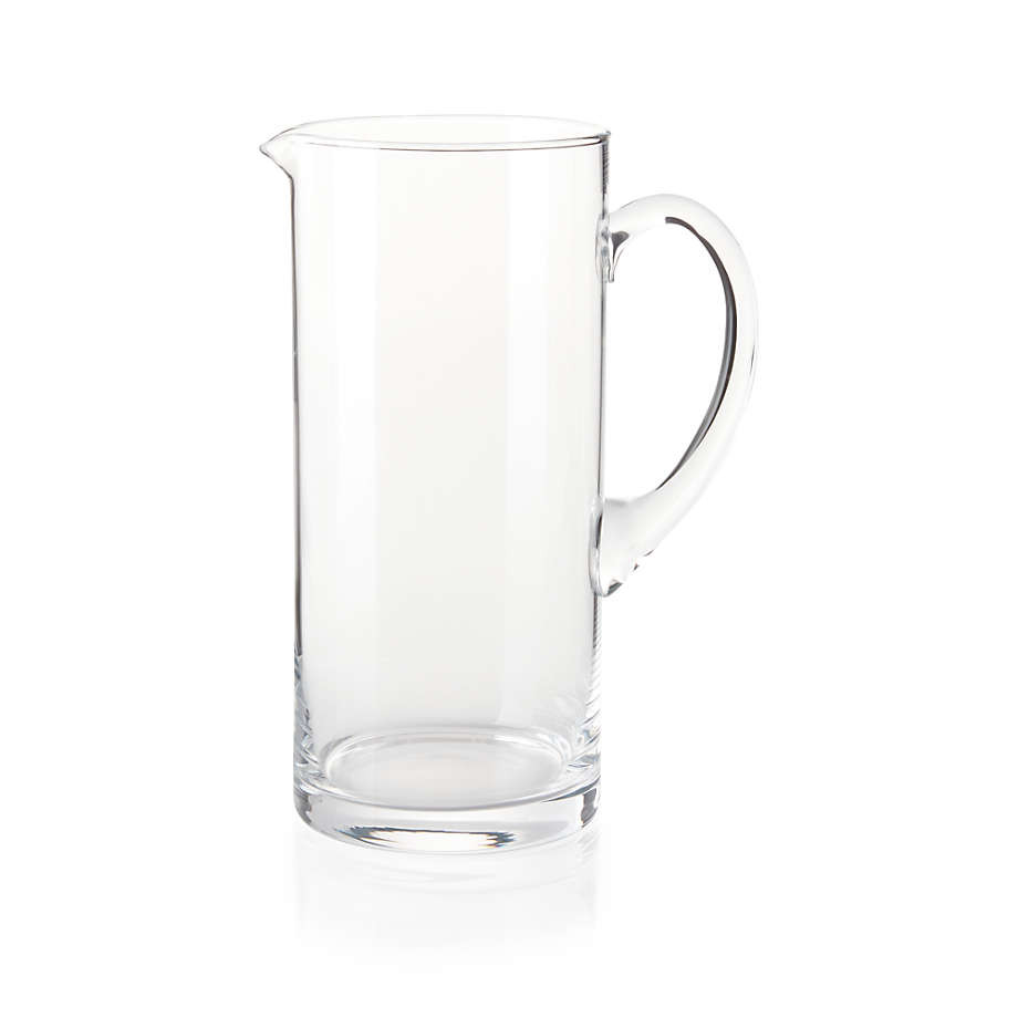 Aspen 86-Oz. Glass Pitcher + Reviews | Crate & Barrel | Crate & Barrel