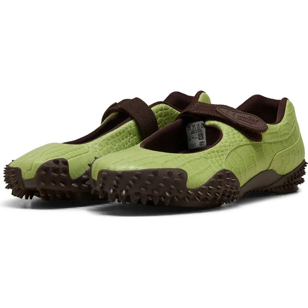 PUMA Mostro Fey Croc Sneaker in Pistachio Green/Brown at Nordstrom, Size 6 | Nordstrom