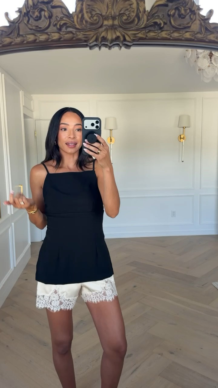 Use code NENA20 to save 20% off orders $100+ 🤩 These lace shorts are worth the price point. They look elevated, polished, and are really comfortable! Wearing size S top and size S lace shorts 

summer outfit, summer style, mom outfit, postpartum outfit, comfy outfit, white shorts, date night outfit, dinner outfit, anthropologie sale, anthropologie code

#LTKSaleAlert
