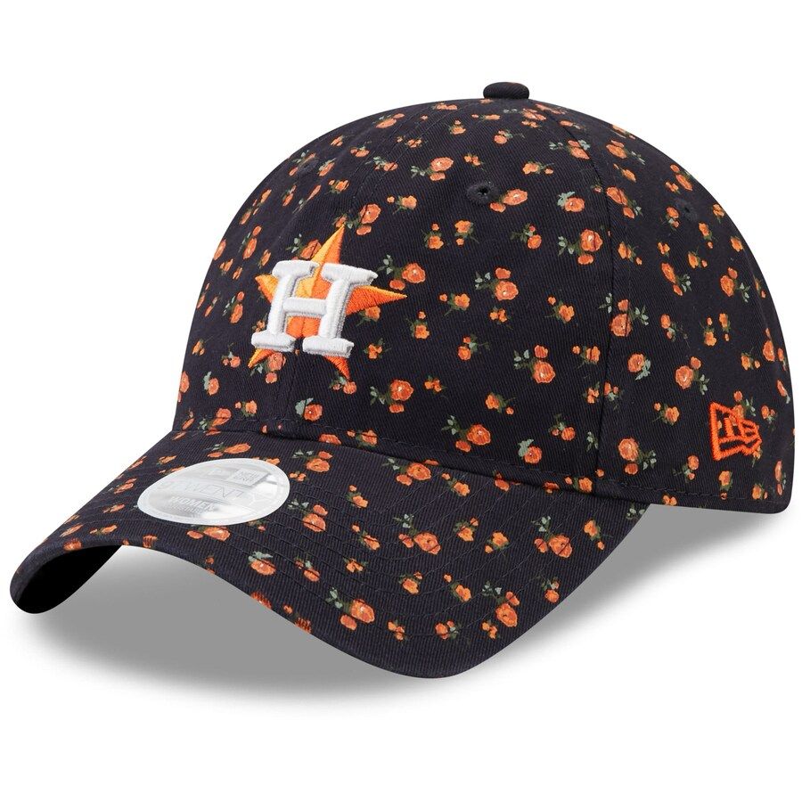 Houston Astros New Era Women's Floral 9TWENTY Adjustable Hat - Navy | Fanatics