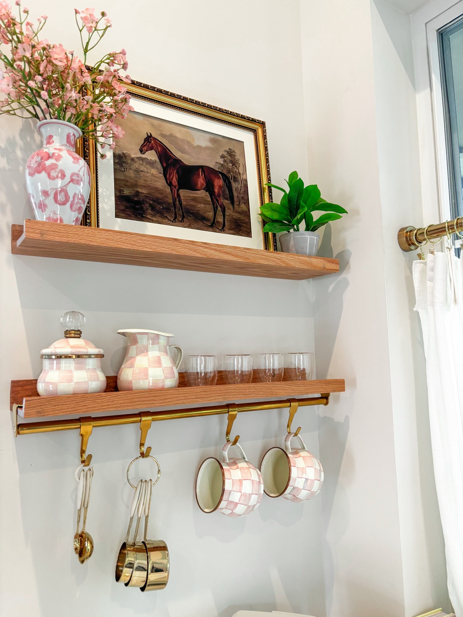 Everything linked to Amazon! So easy to hang these shelves and they are very durable.

Kitchen, kitchen decor, Amazon kitchen decor, coffee station 

#LTKHome