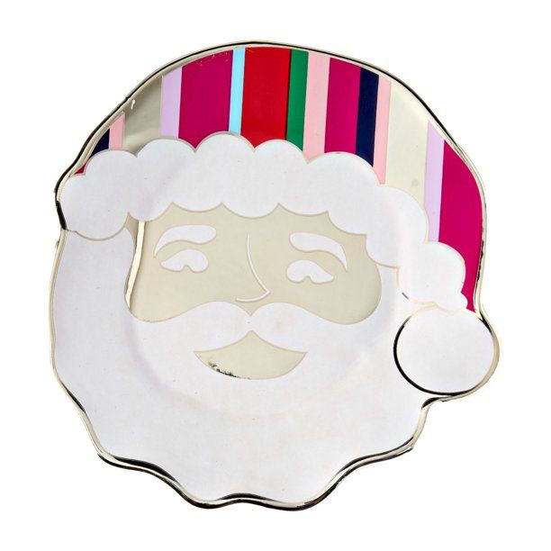 Holiday Time Trinket Tray, Santa Claus, 2 Count - Walmart.com | Walmart (US)