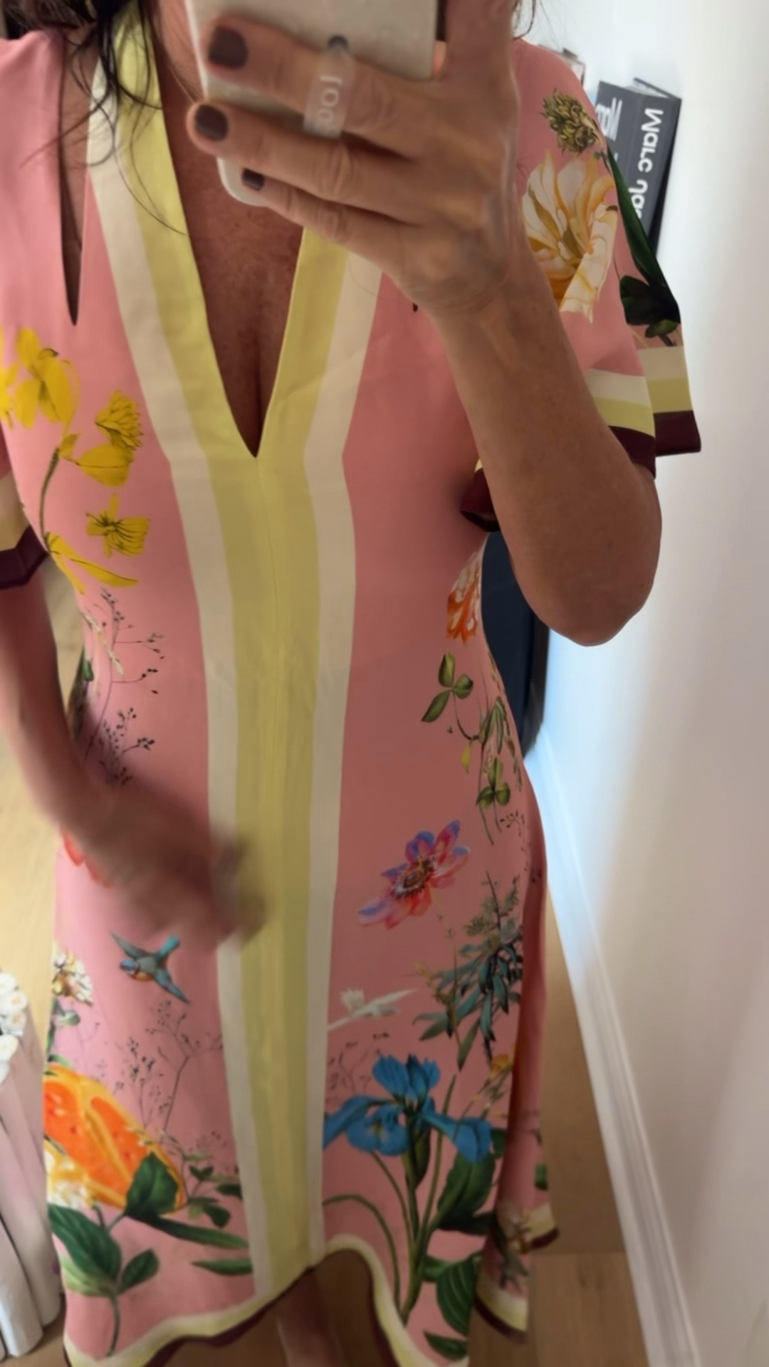 Perfect wedding guest dress especially for a garden wedding! 
Has bra stays so it won’t slip off your shoulders!! 
Wearing size 6 (I’m 28/29 in jeans and size 34DD bra for reference)

#LTKxMadewell #LTKWedding #LTKOver40