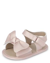 Baby Girls Bow Sandals - pink | The Children's Place