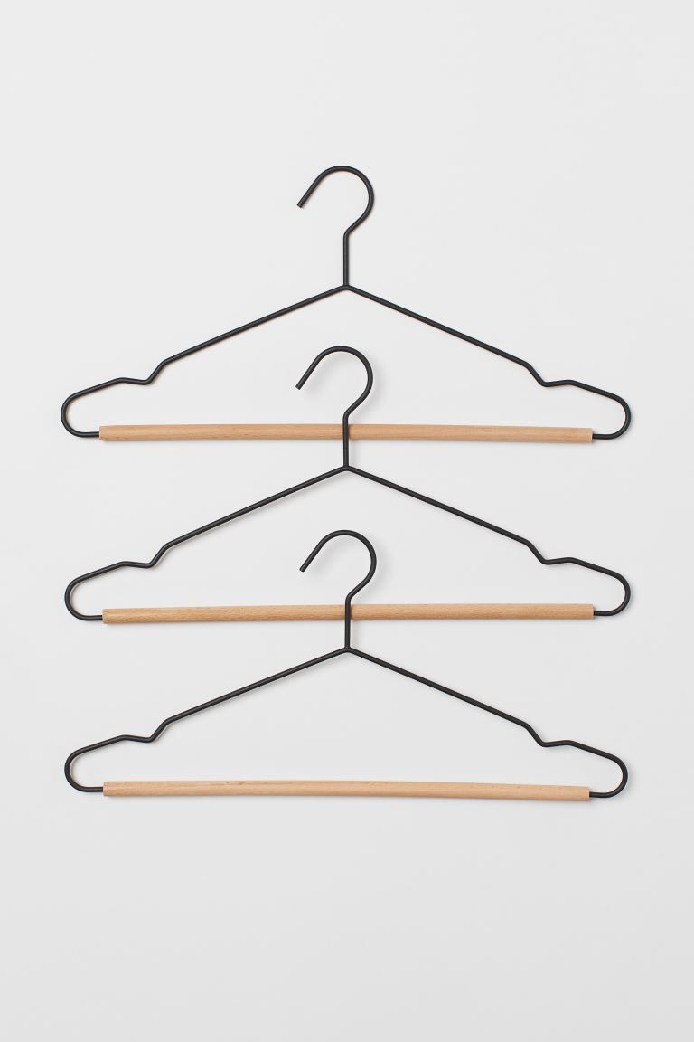 3-pack Clothes Hangers | H&M (US + CA)