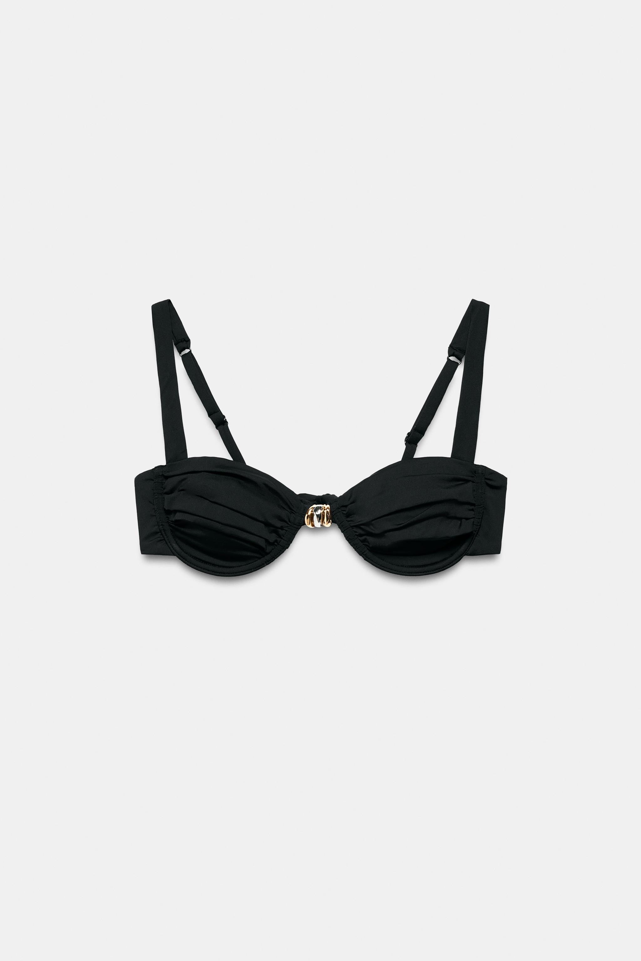 UNDERWIRE MIXED-PIECE BIKINI TOP | Zara US