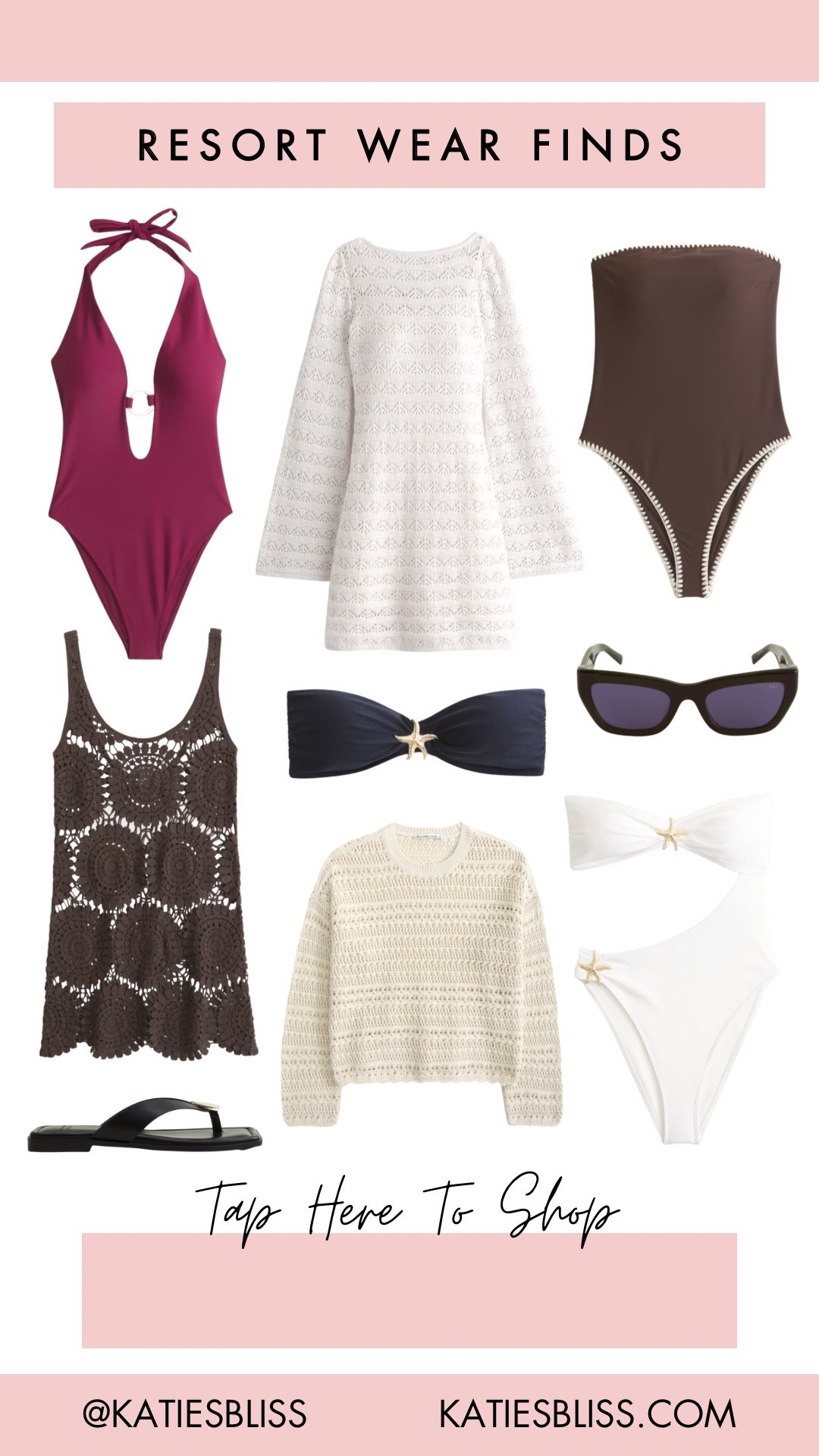 Resort wear finds ✈️

Abercrombie. Resort. Travel. Beach. Island. Bathing suit. Swimwear. Coverup. Sunglasses. Sandals. 



#LTKTravel #LTKFindsUnder50 #LTKFindsUnder100