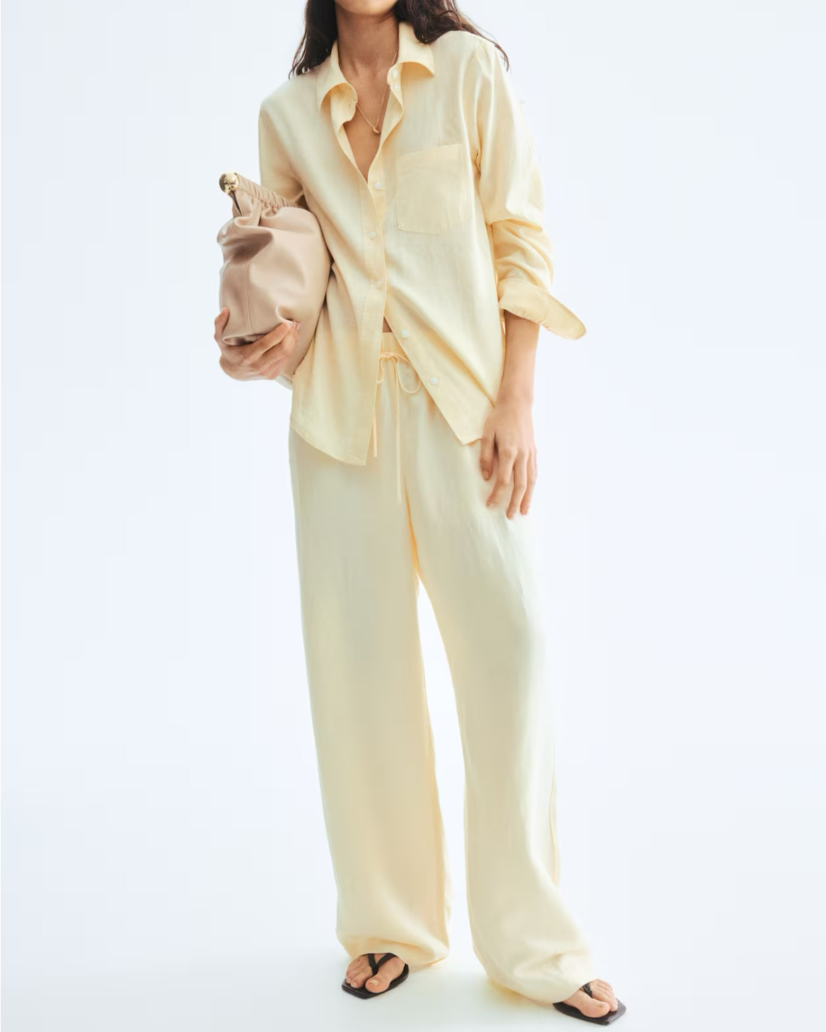 Butter yellow linen shirt and pants matching set 

#LTKFindsUnder50 #LTKSeasonal