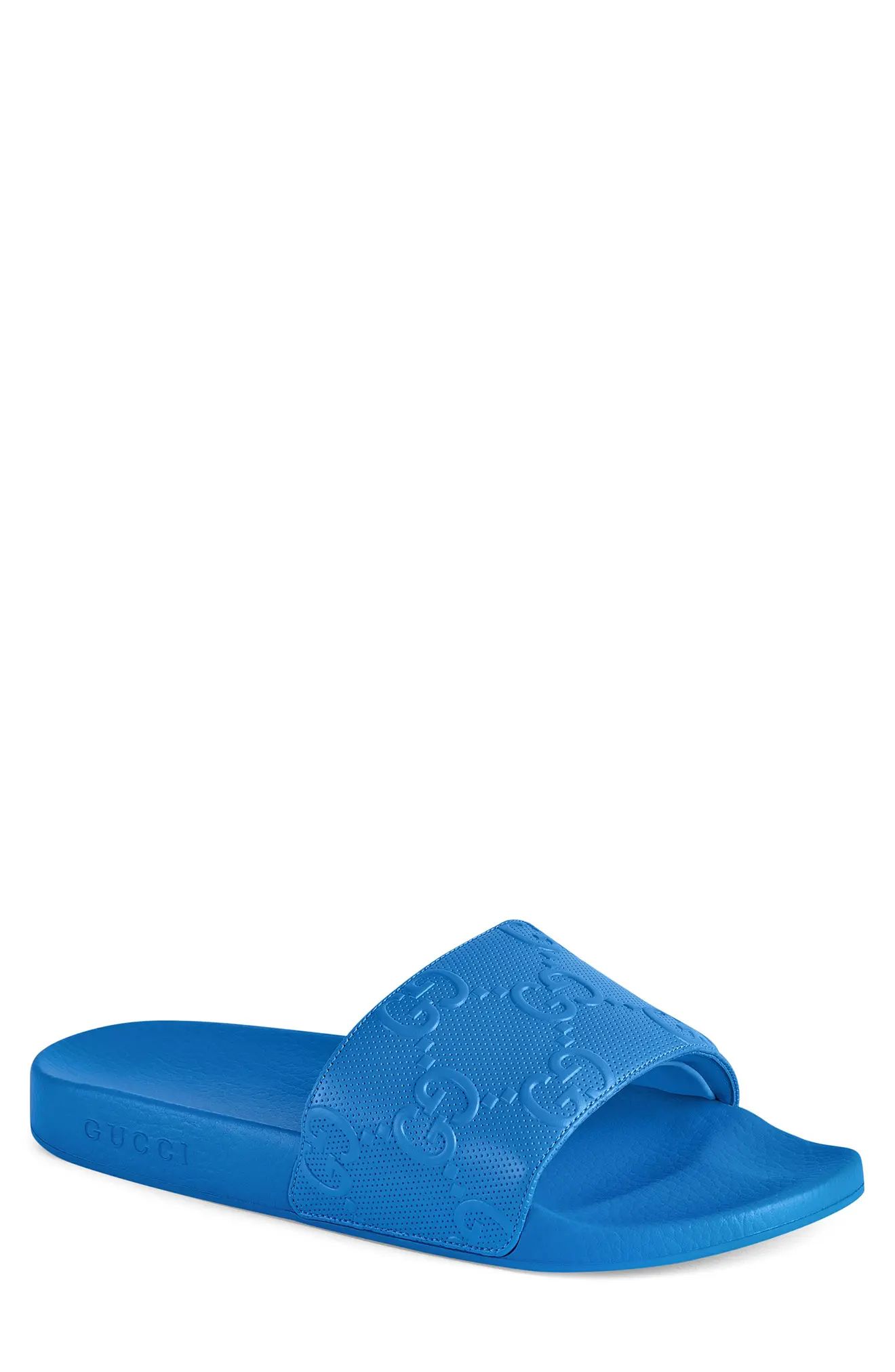 Gucci Pursuit Slide Sandal in Bright Splash at Nordstrom, Size 12Us | Nordstrom