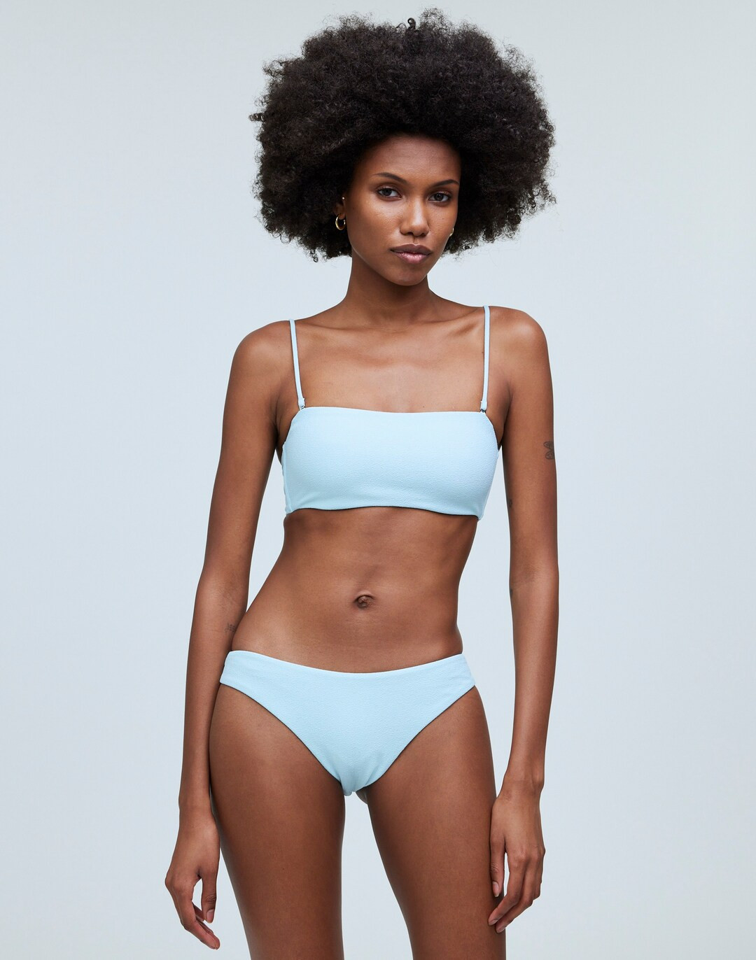 Spaghetti-Strap Bandeau Bikini Top | Madewell