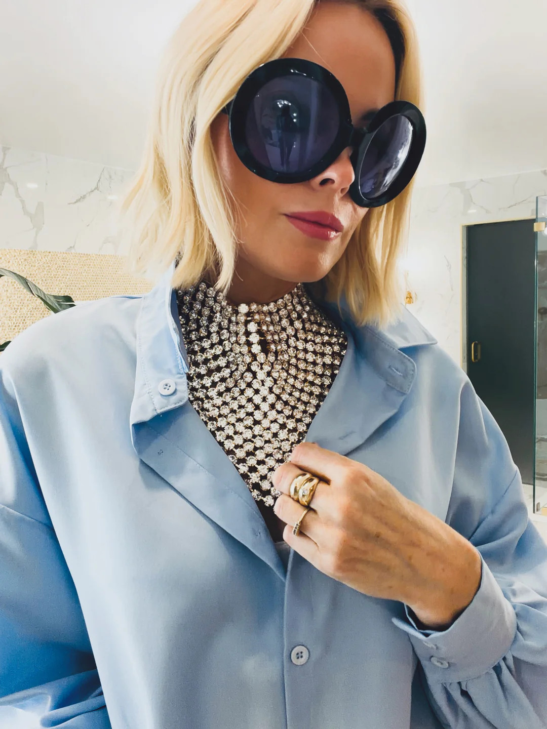 The Rhinestone Stockyard Necklace | Teggy French