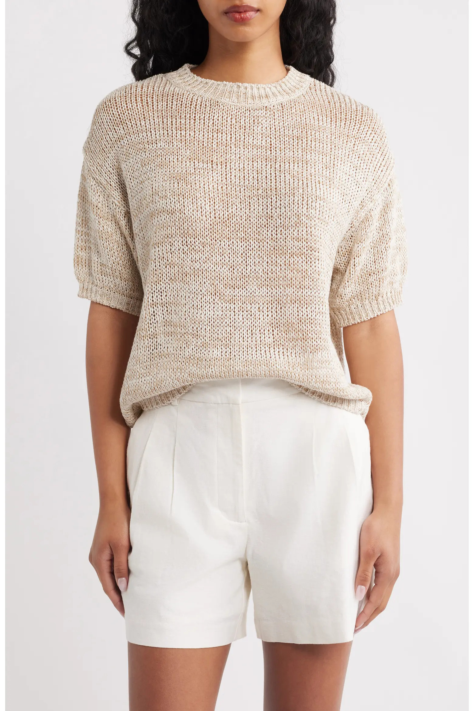 Paquita Speckled Knit Cotton Blend Sweater (Women) | Nordstrom | Nordstrom