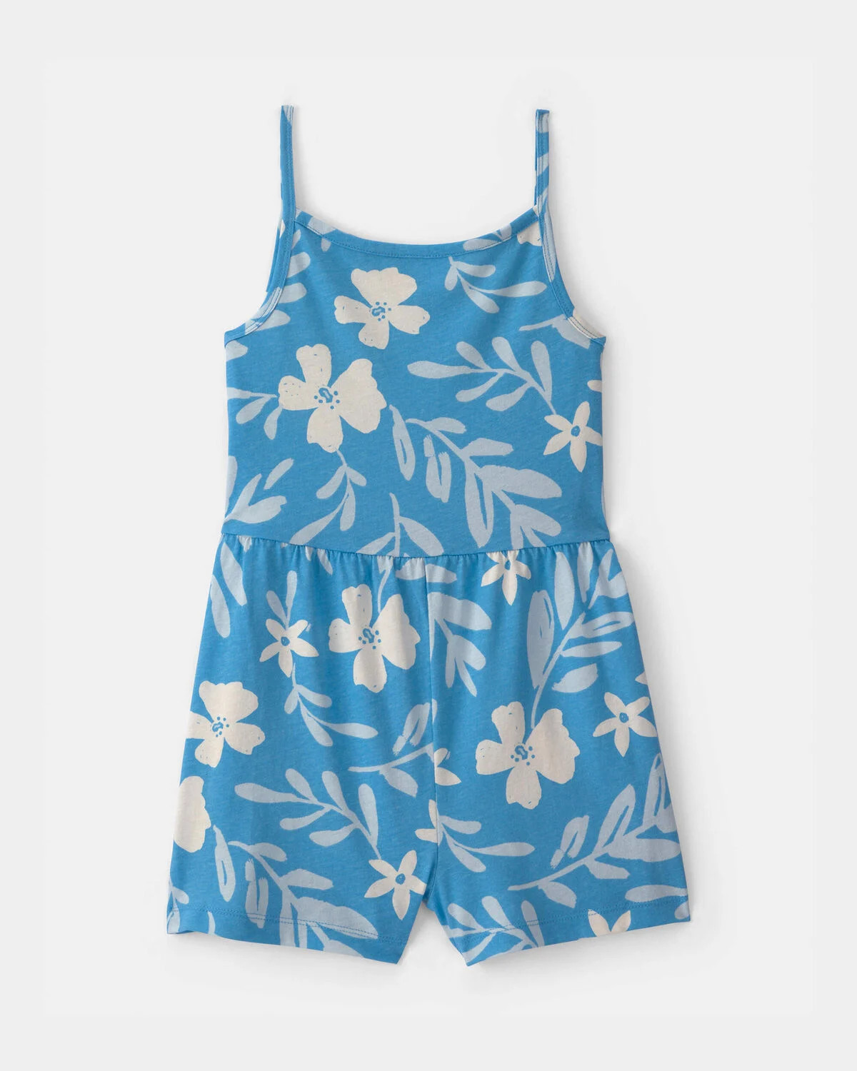 Girls Tropical Floral Romper - Blue | Carter's Inc