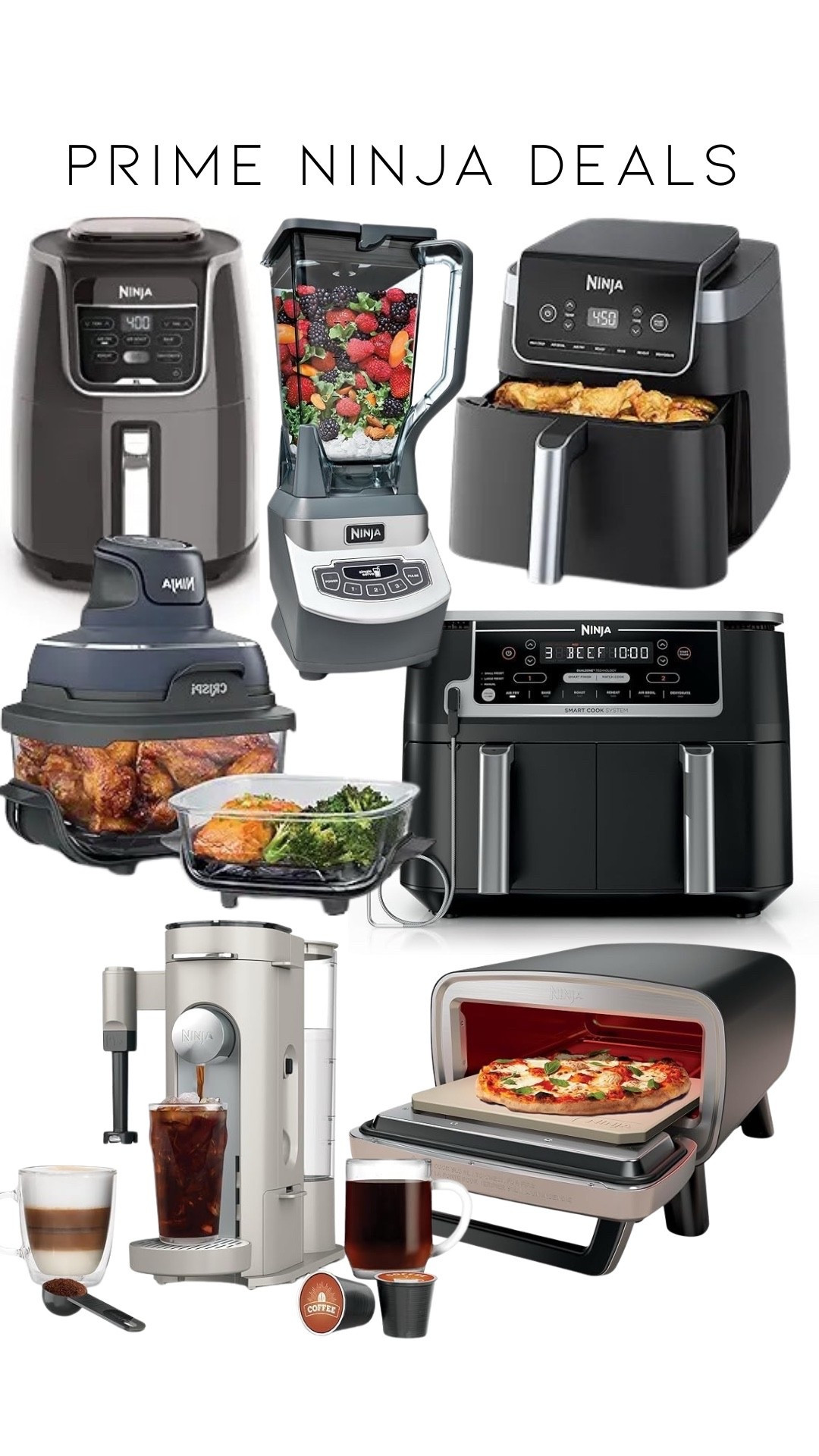 Round up of all the ninja, Amazon prime Day deals! It includes our double air fryer, so many great prices!

#LTKSaleAlert #LTKFamily #LTKHome