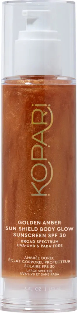 Golden Amber Sun Shield Body Glow Sunscreen SPF 30 | Nordstrom