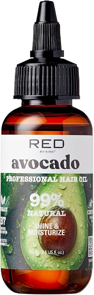 Red by Kiss Aceite profesional para el cabello 99 % natural, mezcla de aceite vegano orgánico pa... | Amazon (US)