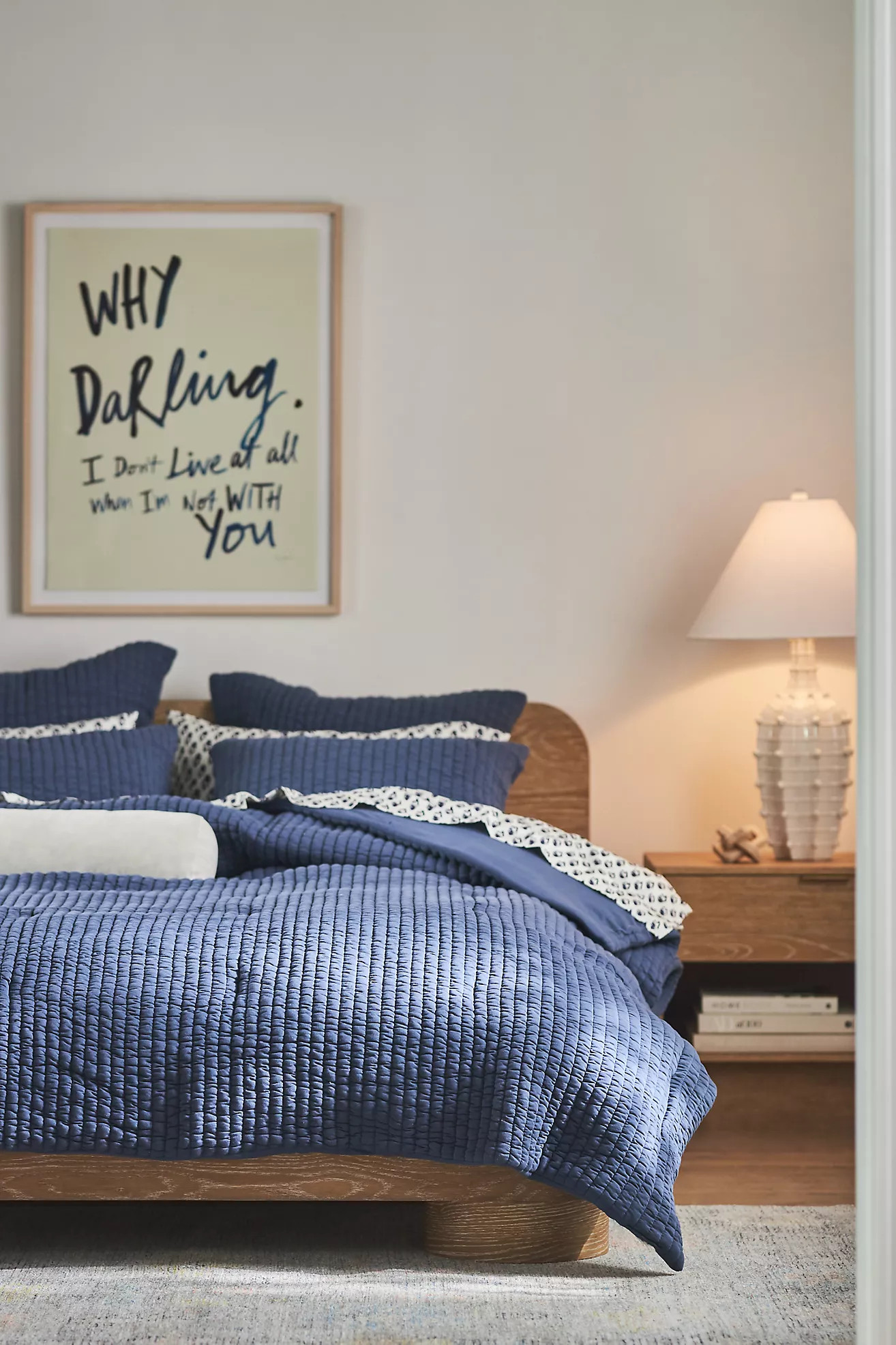 Cotton Jersey Channel Stitch Quilt | Anthropologie (US)