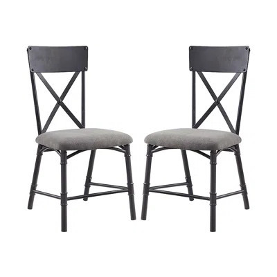 Set Of 2 Side Chairs With Seat Cushion | Wayfair North America