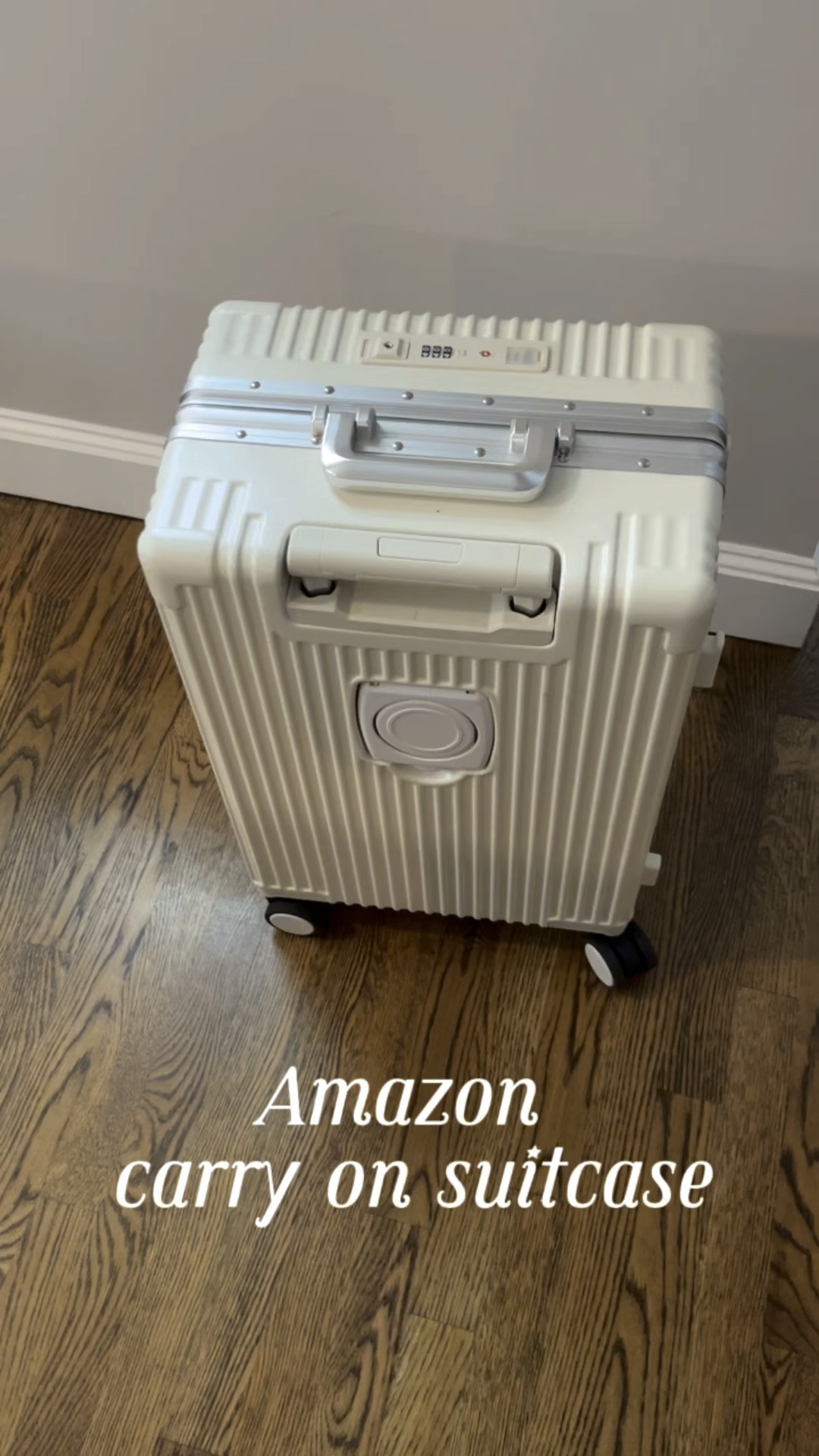 A carry on packed with features! Viral suitcase luggage for travel 

#LTKTravel #LTKStyleTip #LTKFamily