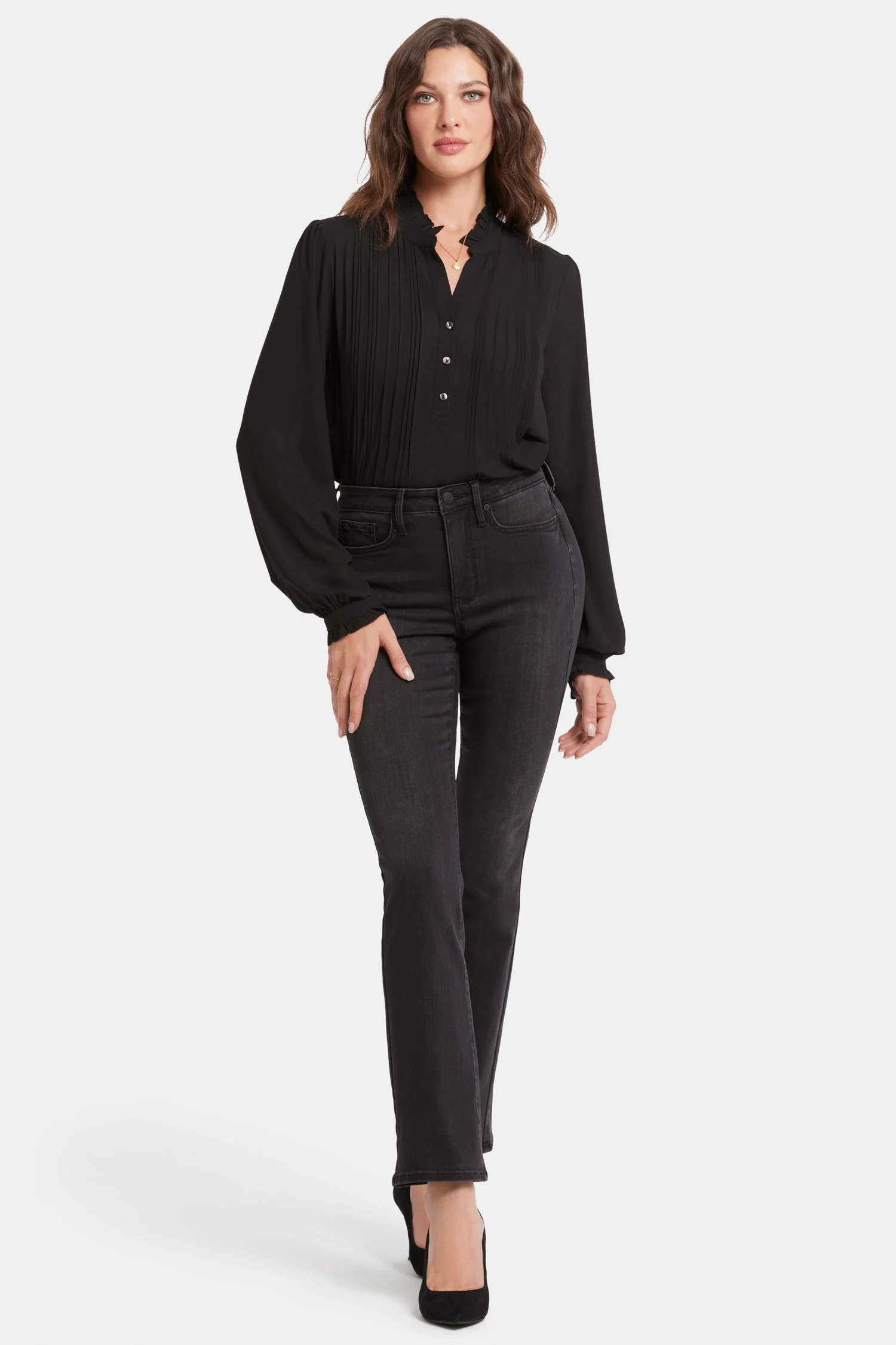 Billie Mini Bootcut Jeans In Petite - Crosswinds | NYDJ