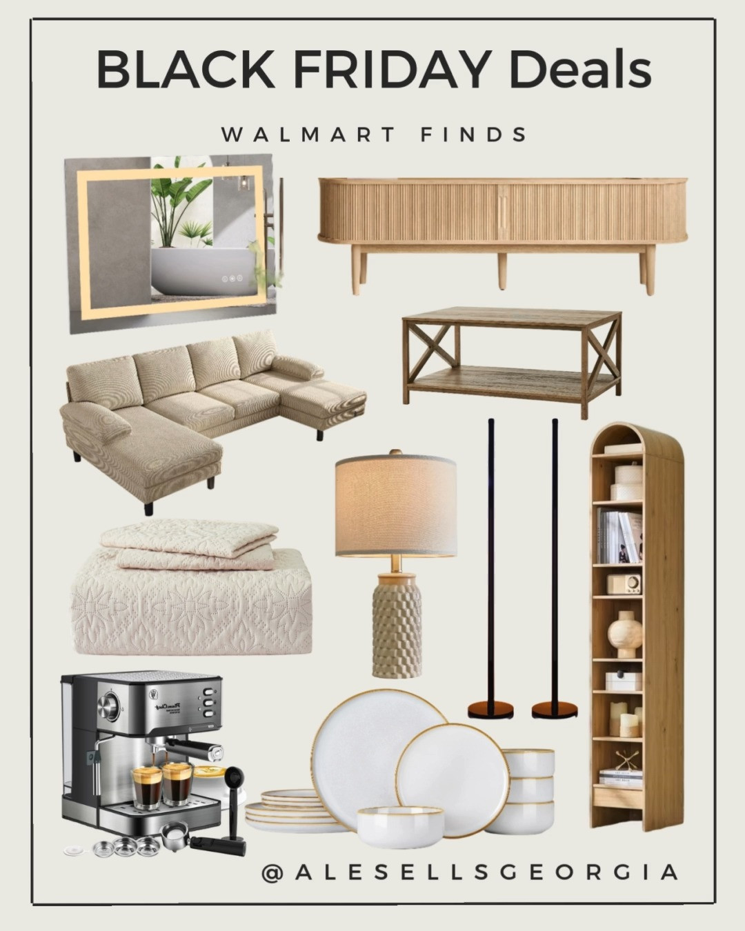Walmart Black Friday Home
Get your home ready with these Walmart Black Friday finds! Shop a Sectional Sofa, Dining Set, Espresso Machine, Quilt Set, Mirror, Lighting, and chic Furniture.

#WalmartDeals #BlackFridayHome #homedecor 

 #LTKCyberWeek #LTKHome #LTKSaleAlert