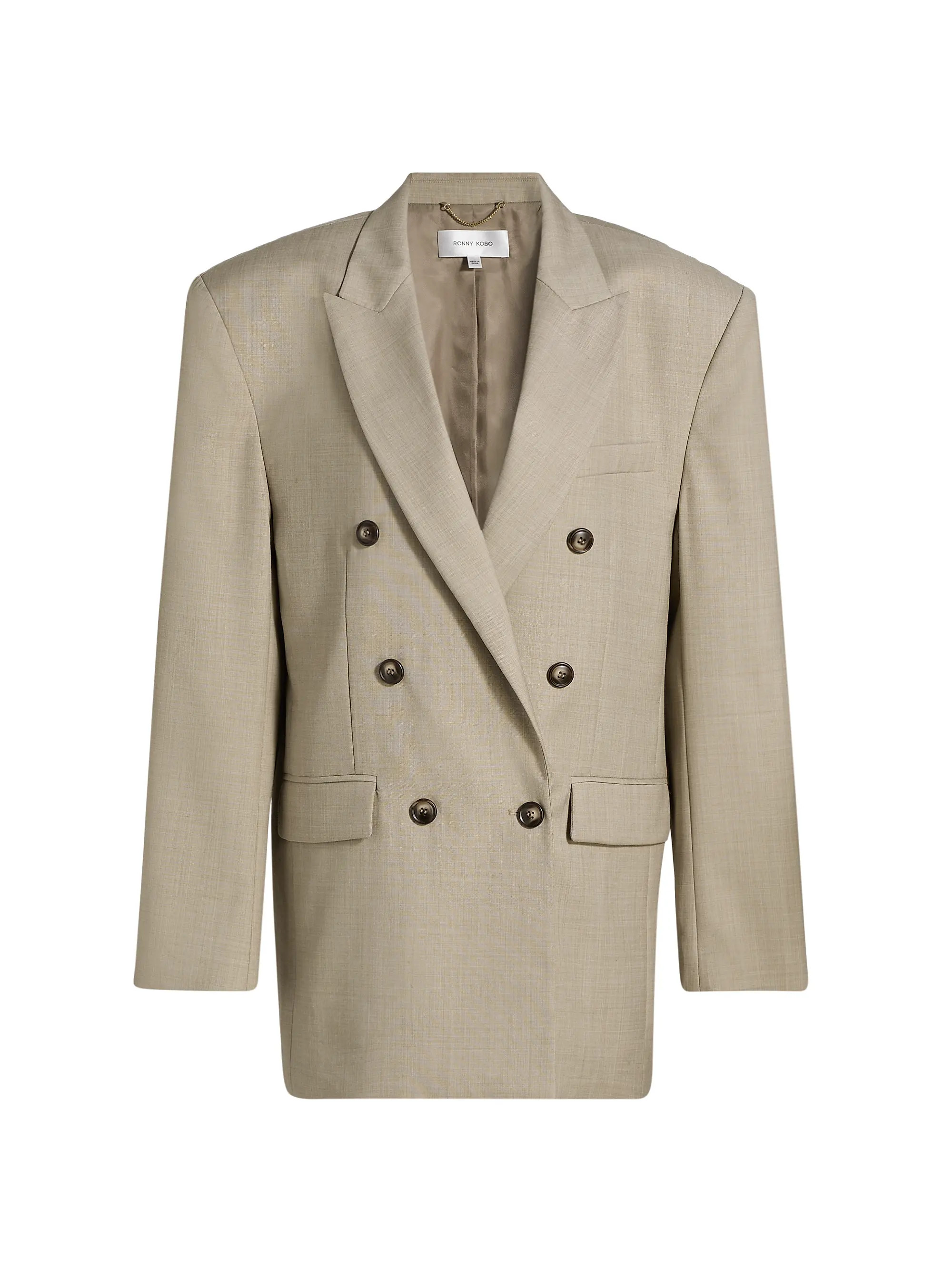 1988 Double-Breasted Wool-Blend Blazer | Saks Fifth Avenue