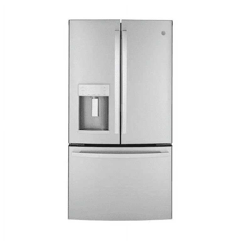 GE® ENERGY STAR® 22.1 Cu. Ft. Counter-Depth Fingerprint Resistant French-Door Refrigerator | Walmart (US)