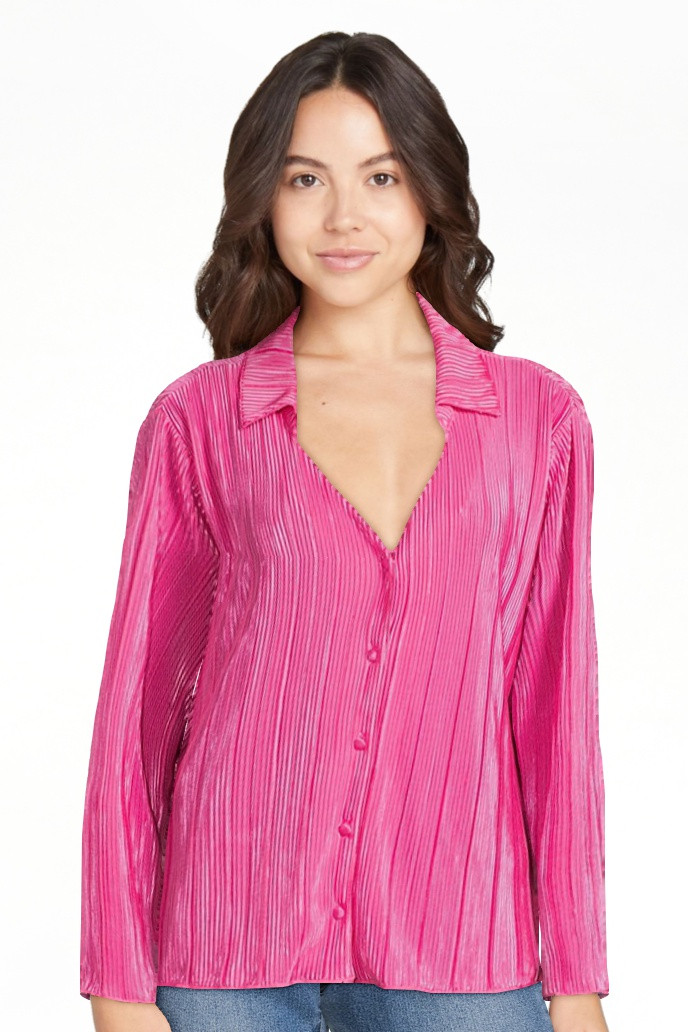 No Boundaries Juniors Plisse Top | Walmart (US)