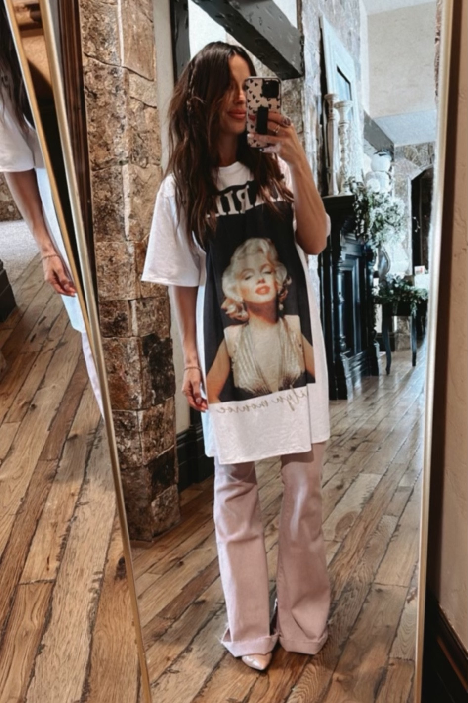 marilyn monroe t shirt dress Marilyn Oversized Cotton T-Shirt Dress